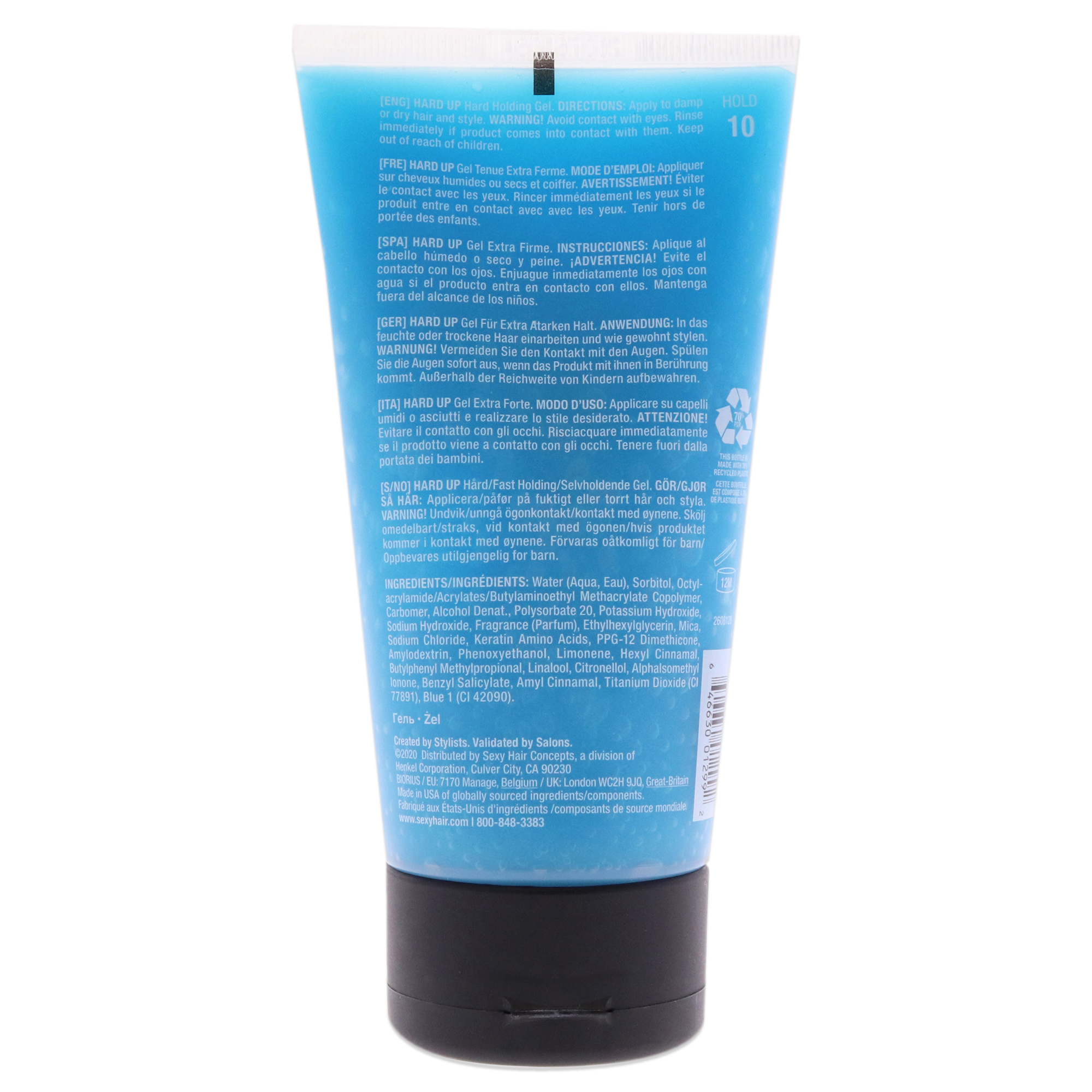 Foto 3 pulgar | Gel de Fijación Dura para Cabello Rebelde 500 ml - Venta Internacional