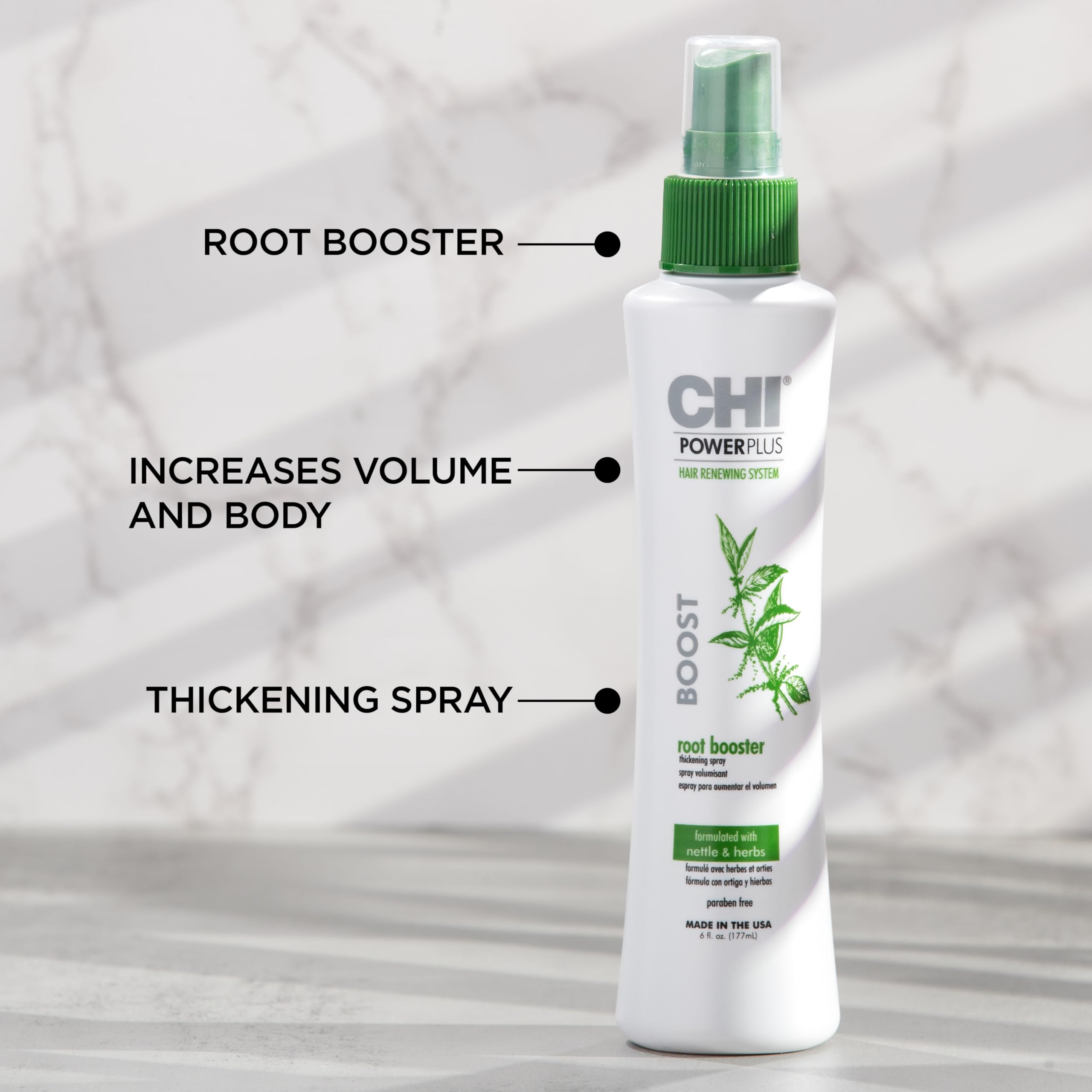 Foto 3 pulgar | Spray Capilar Chi Powerplus Root Booster, Espesante, 180 Ml - Venta Internacional.