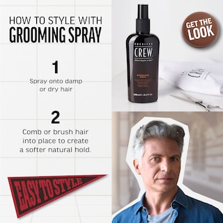 Foto 3 | Spray Para El Cabello American Crew De Fijación Variable Grooming, 250 Ml, Para Hombres - Venta Internacional.