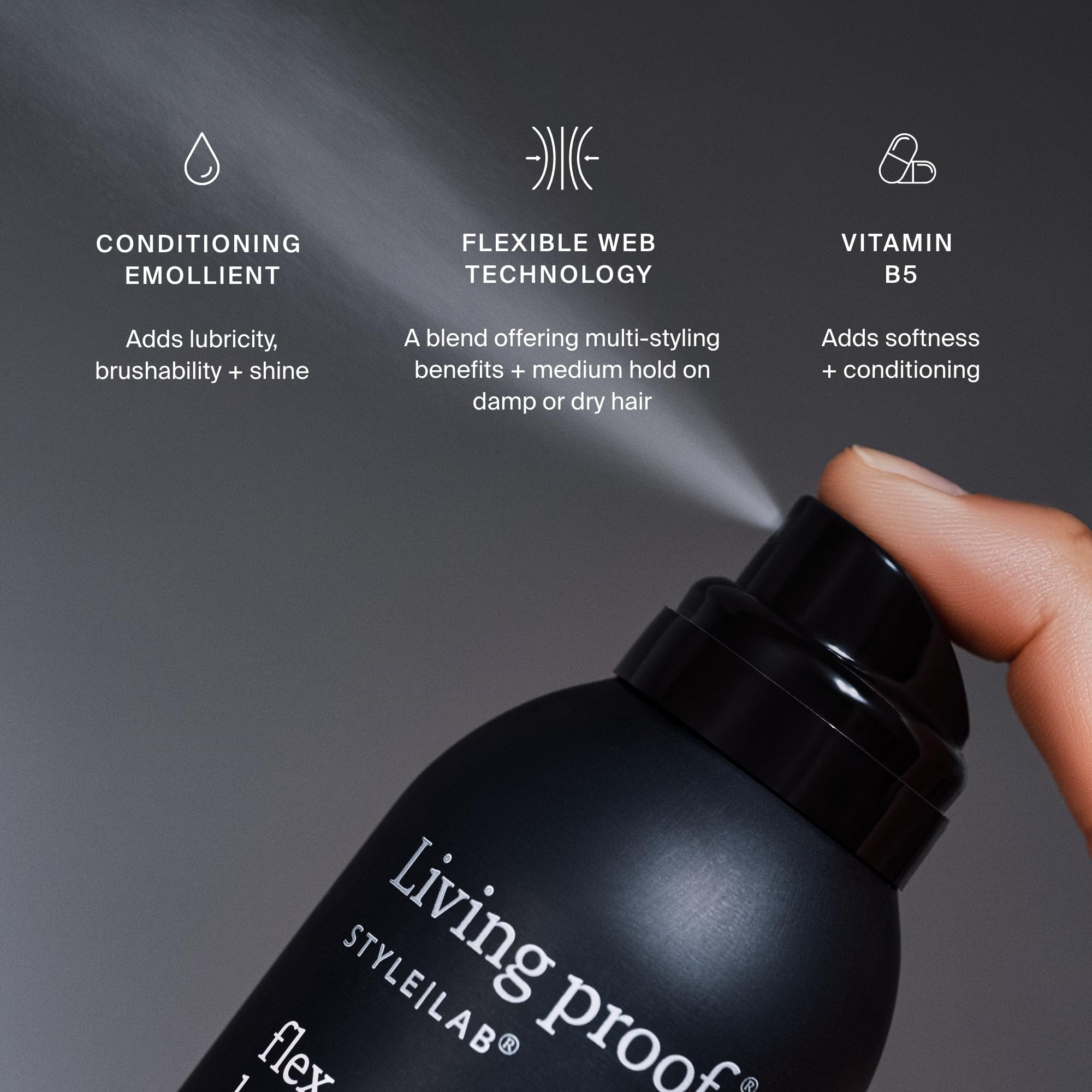 Foto 5 | Hairspray Living Proof Style Lab Flex Para Todo Tipo De Cabello - Venta Internacional.