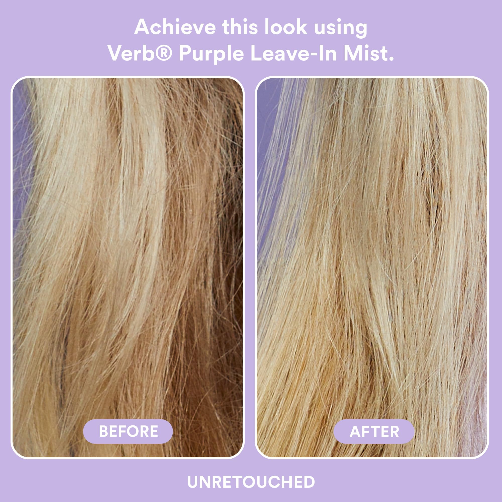 Foto 7 pulgar | Leave-in Mist Verb Purple Tonificante 120 Ml Para Cabello Rubio - Venta Internacional.