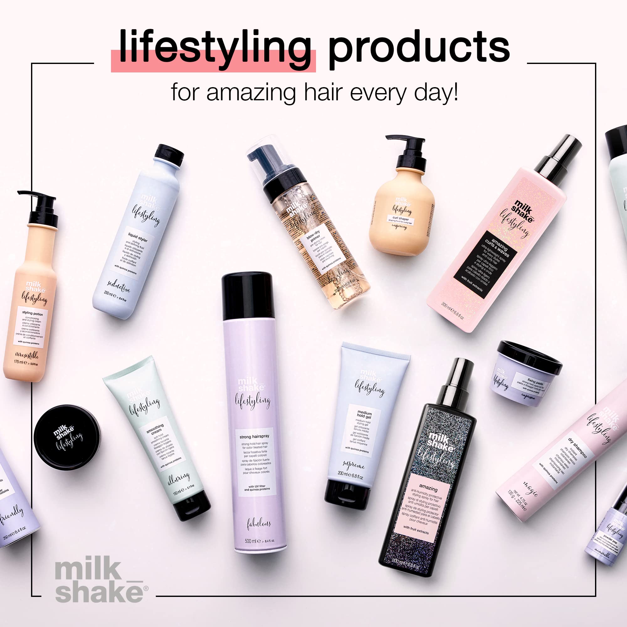 Foto 8 pulgar | Spray Refrescante Para Rizos Milk_shake Lifestyling Amazing Curls & Waves - Venta Internacional.