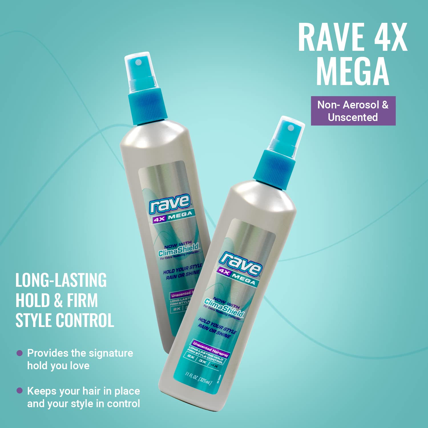 Foto 3 pulgar | Spray para el Cabello Rave 4x Mega 325 Ml - Venta Internacional