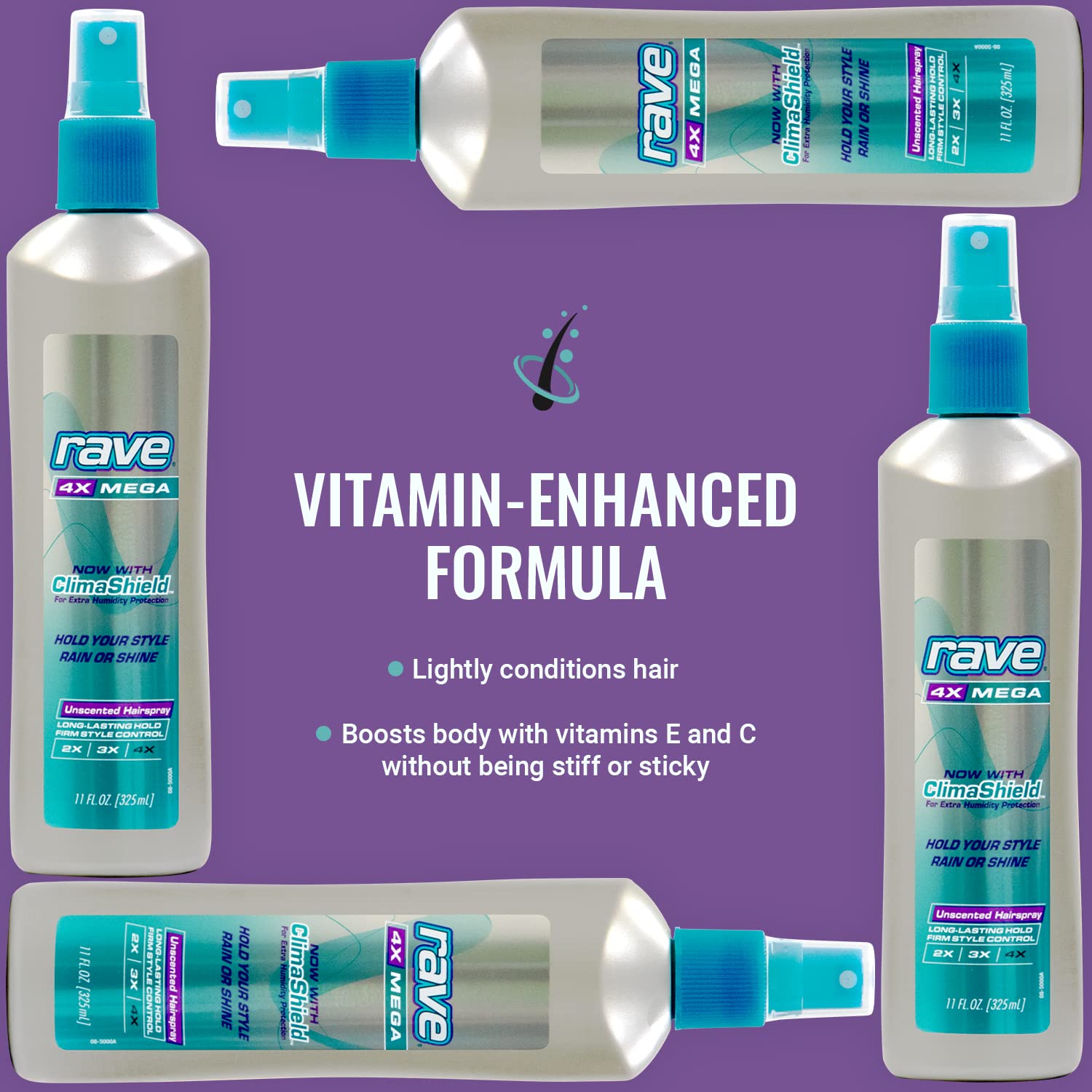 Foto 6 pulgar | Spray para el Cabello Rave 4x Mega 325 Ml - Venta Internacional