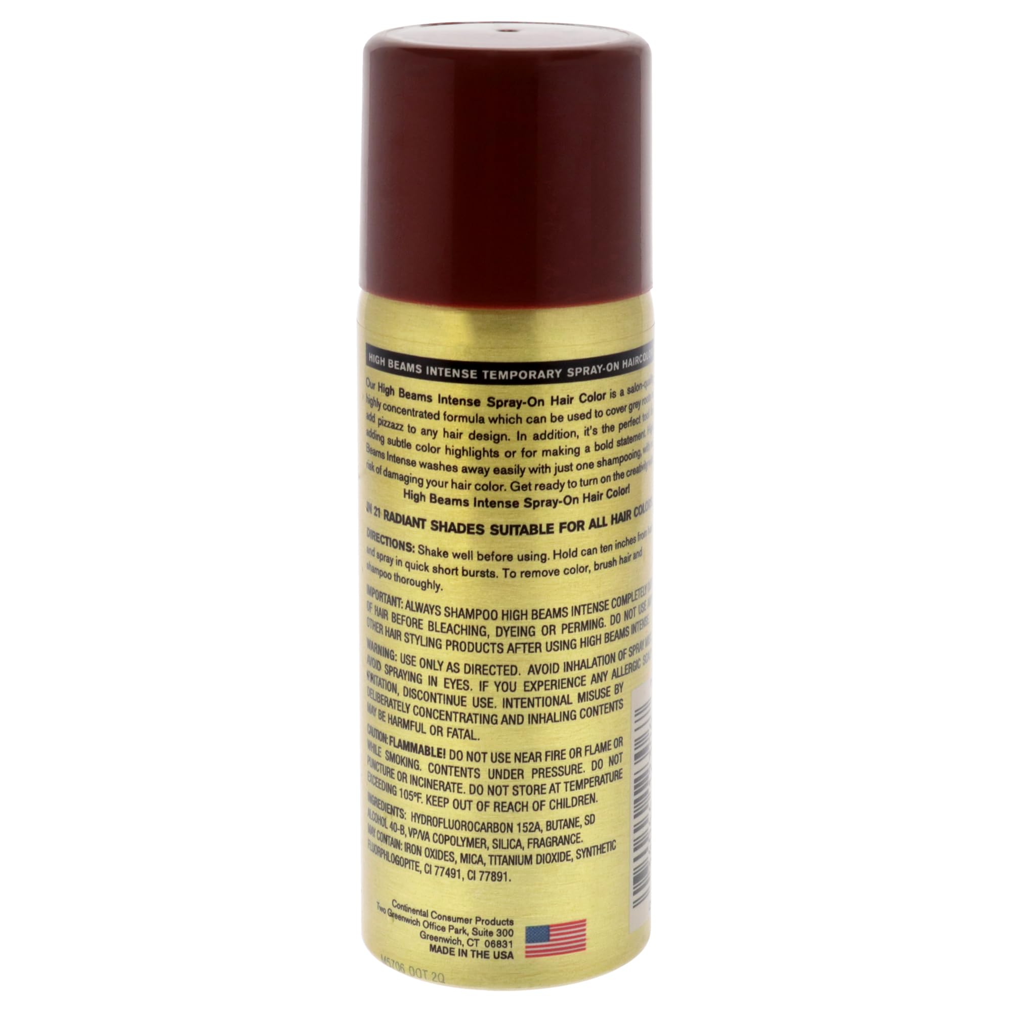 Foto 4 | Spray Temporal Para Teñir El Cabello Salon Grafix High Beams Brown - Venta Internacional.