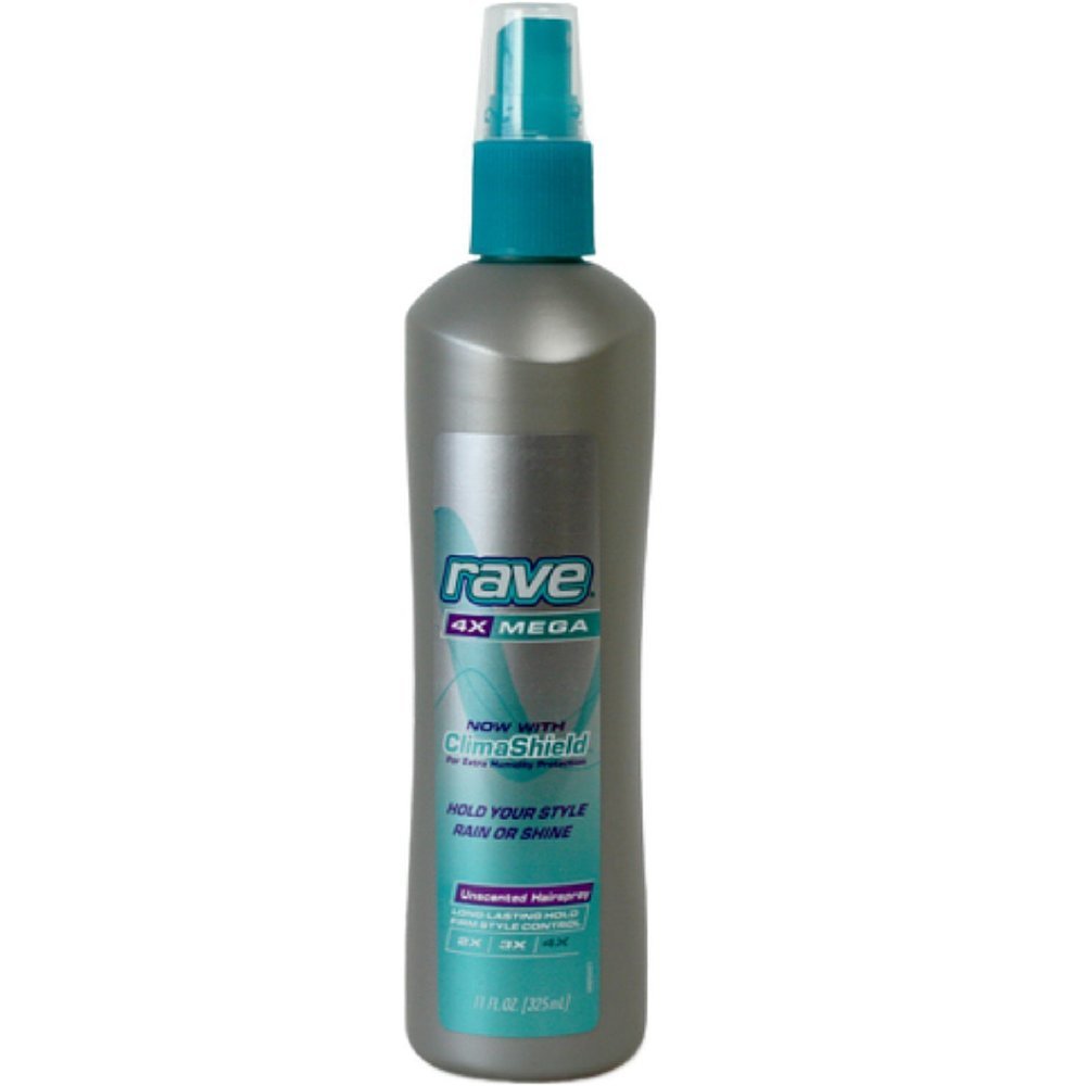 Hairspray Rave 4x Mega Clima Shield Sin Perfume, 325 Ml (paquete De 3) - Venta Internacional.