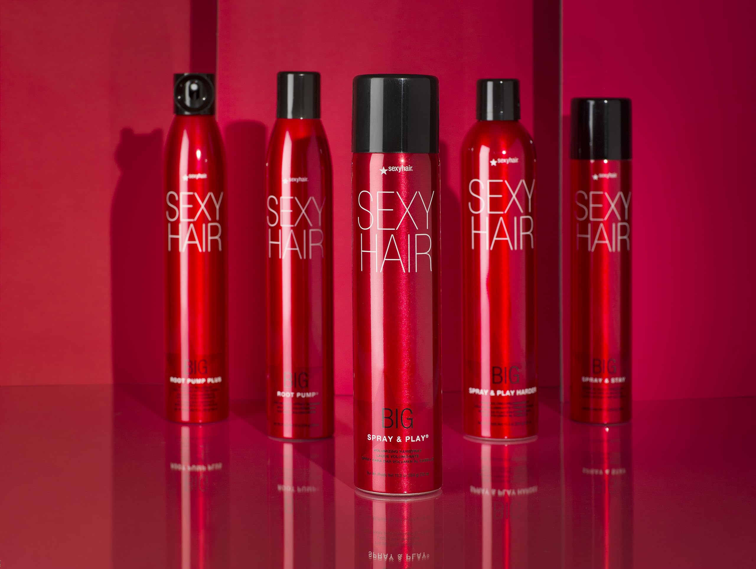 Foto 4 pulgar | Hairspray Sexyhair Big Spray & Play Harder Firm 45 Ml Para Viajes - Venta Internacional