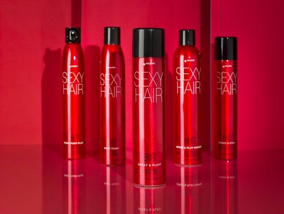 Foto 3 | Hairspray Sexyhair Big Spray & Play Harder Firm 45 Ml Para Viajes - Venta Internacional