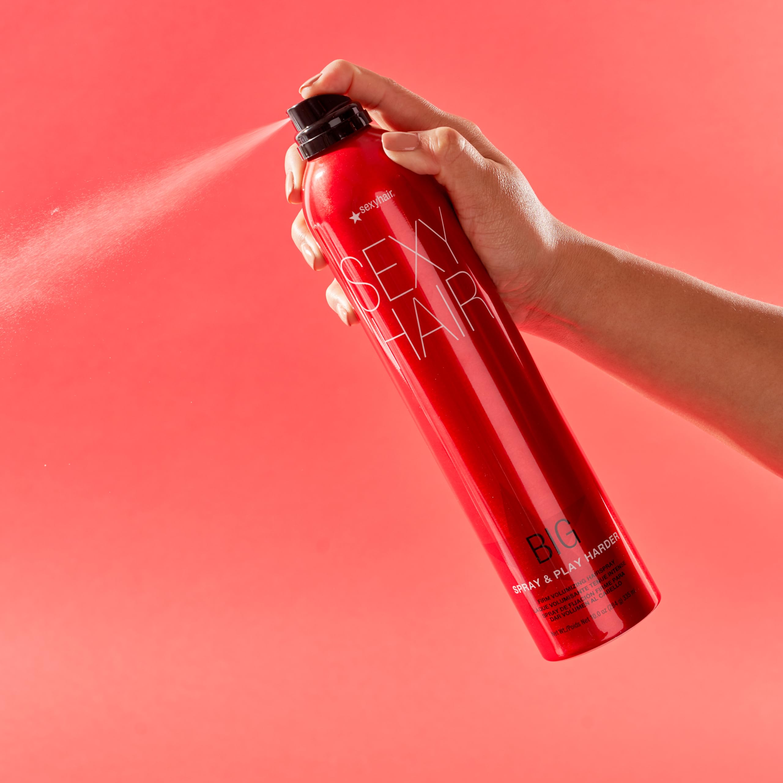 Foto 5 pulgar | Hairspray Sexyhair Big Spray & Play Harder Firm 45 Ml Para Viajes - Venta Internacional