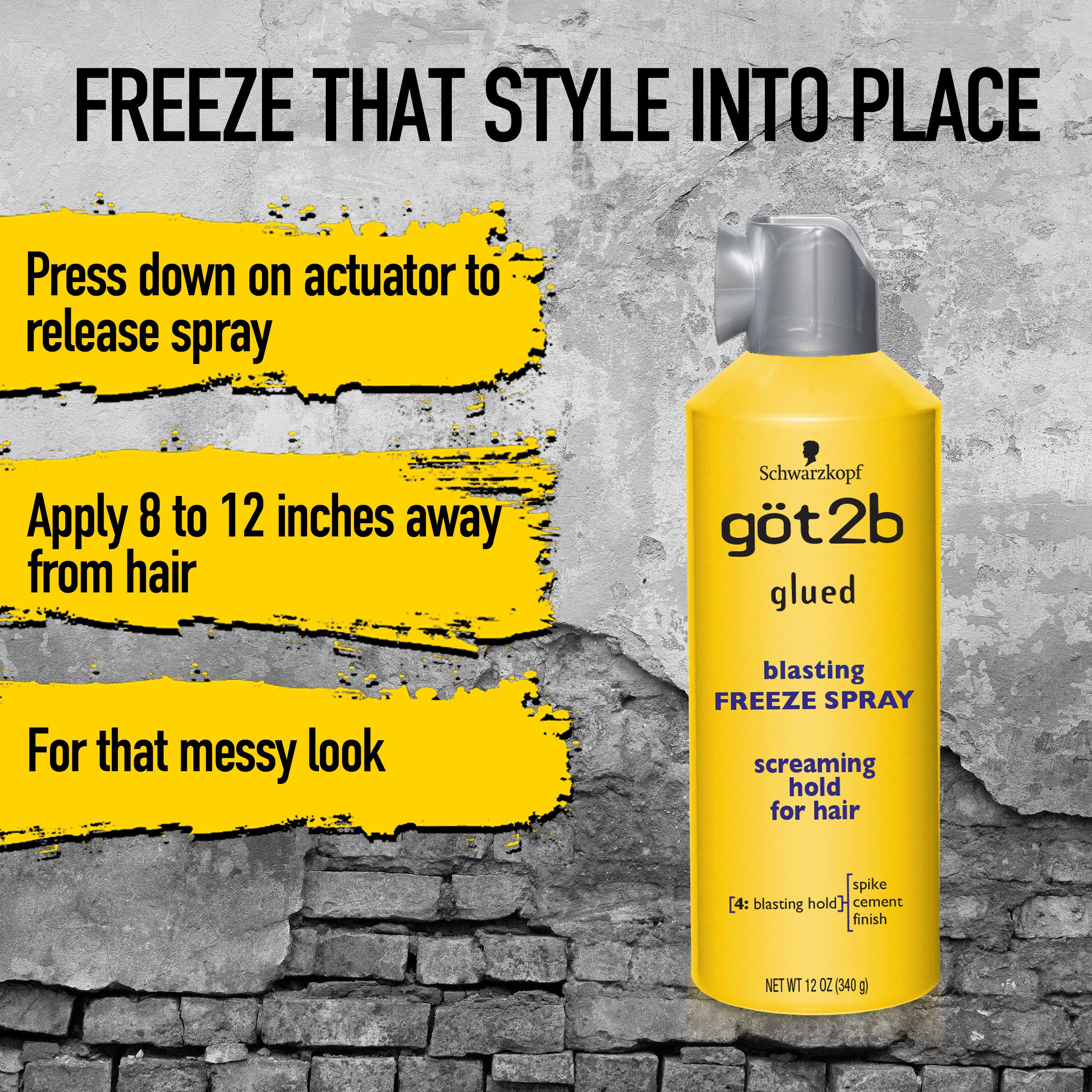 Foto 5 | Spray para Cabello Got2b 6 Piezas de 340 g-Venta Internacional