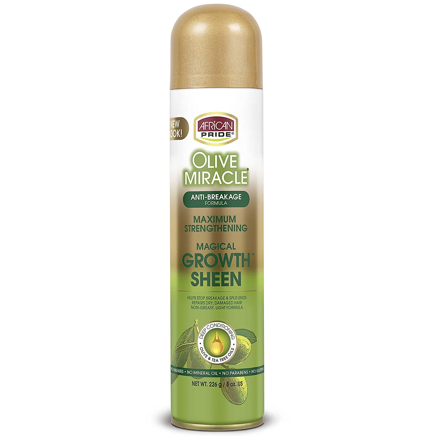 Foto 2 pulgar | Spray Para El Cabello African Pride Olive Miracle Magical Growth 240 Ml - Venta Internacional.
