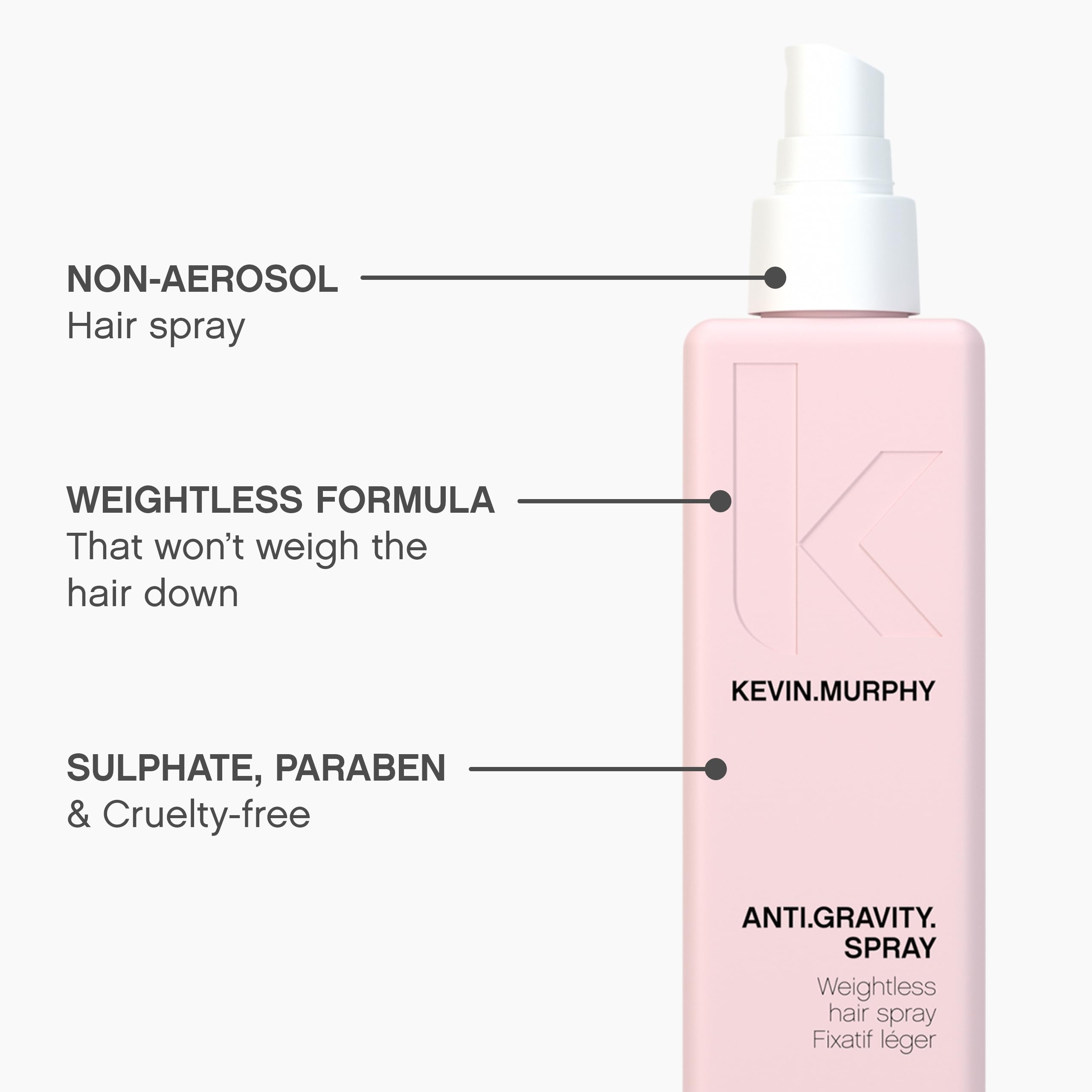 Foto 5 pulgar | Spray Para El Cabello Kevin.murphy Antigravity.spray Volume & Shine 150 Ml - Venta Internacional.