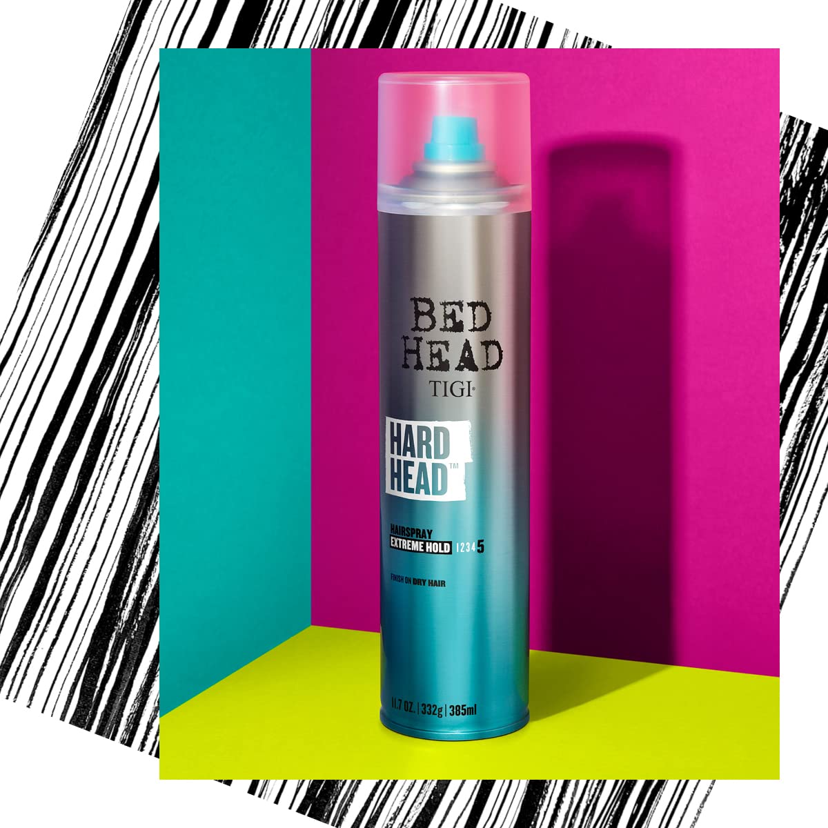 Foto 8 pulgar | Hairspray Bed Head Hard Head, Fijación Extrafuerte, 345 Ml (paquete De 6) - Venta Internacional.