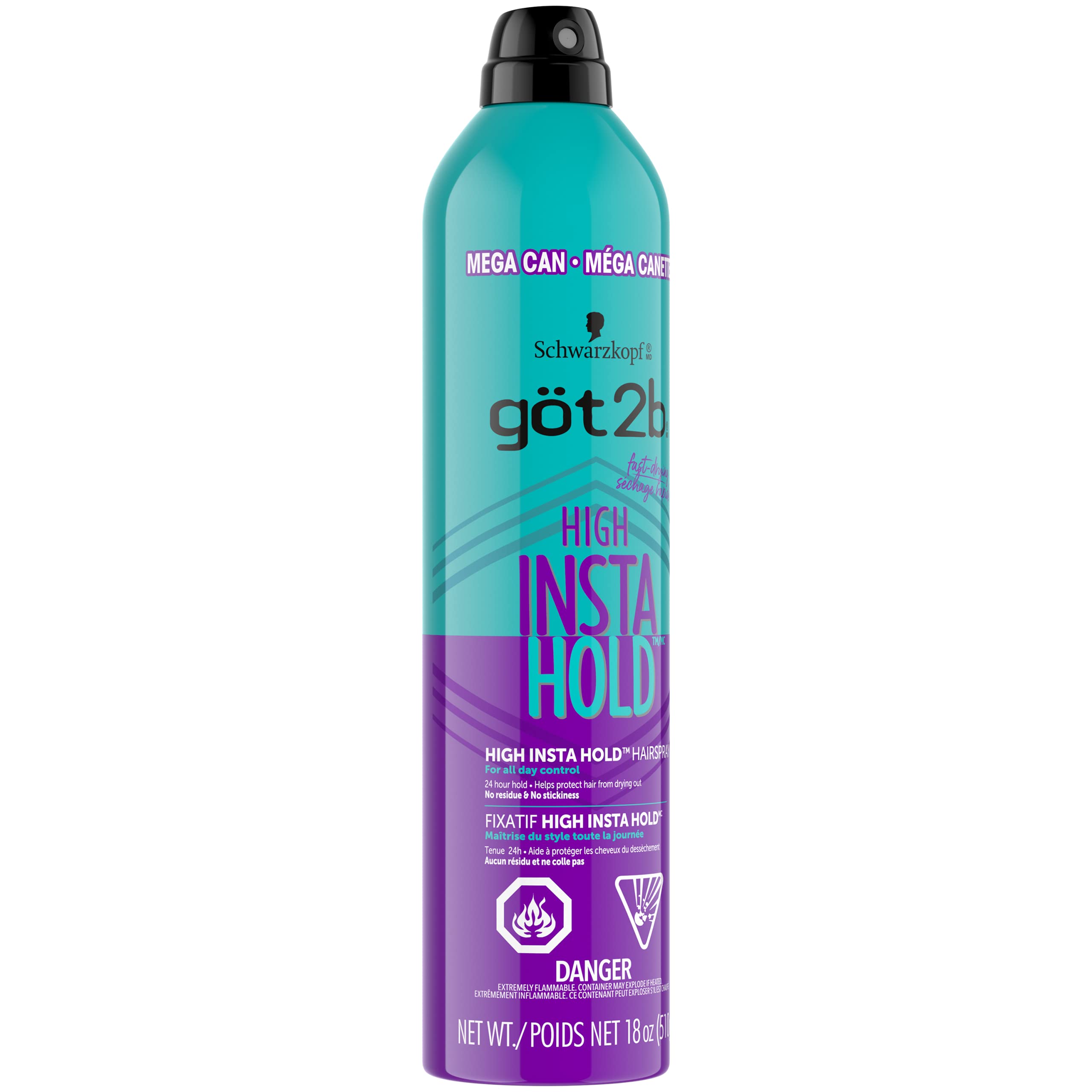 Foto 8 pulgar | Spray Para El Cabello Got2b High Hold Mega Can, 532 Ml, No Destiñe - Venta Internacional.