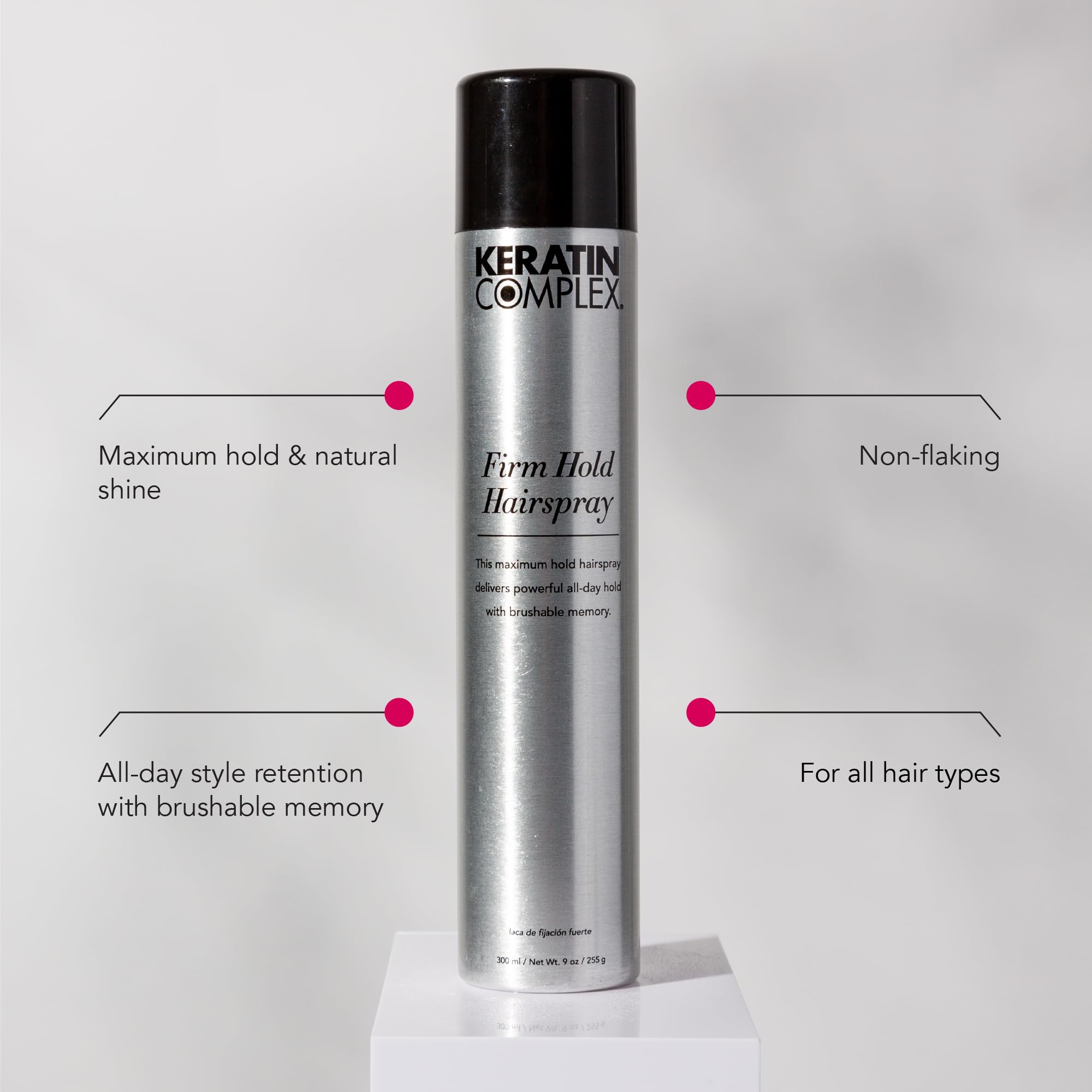 Foto 3 pulgar | Hairspray, Complejo De Queratina, Fijación Firme, 265 Ml - Venta Internacional.