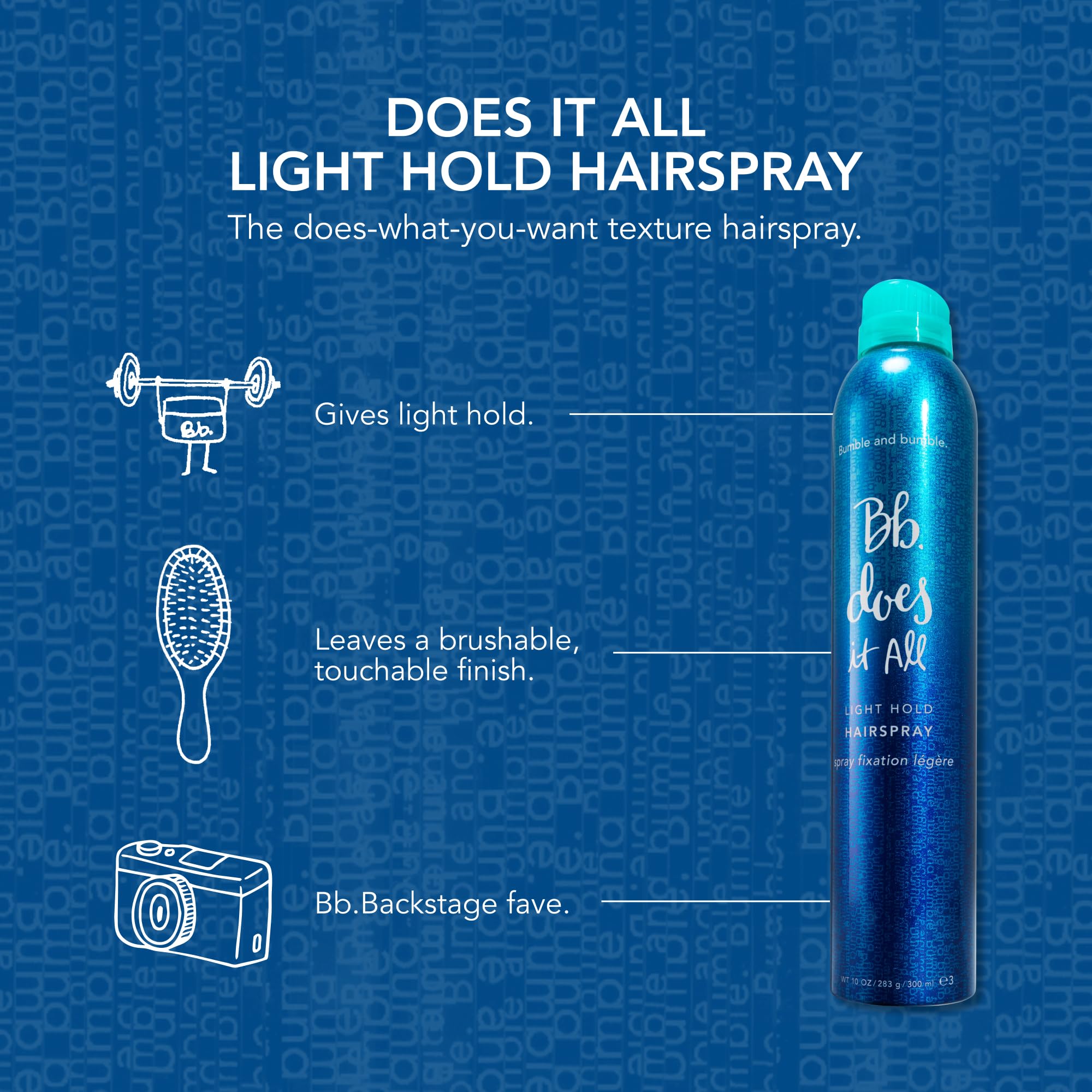 Foto 6 pulgar | Spray Para El Cabello Bumble And Bumble. Does It All Light Tiene Una Capacidad De 300 Ml - Venta Internacional.