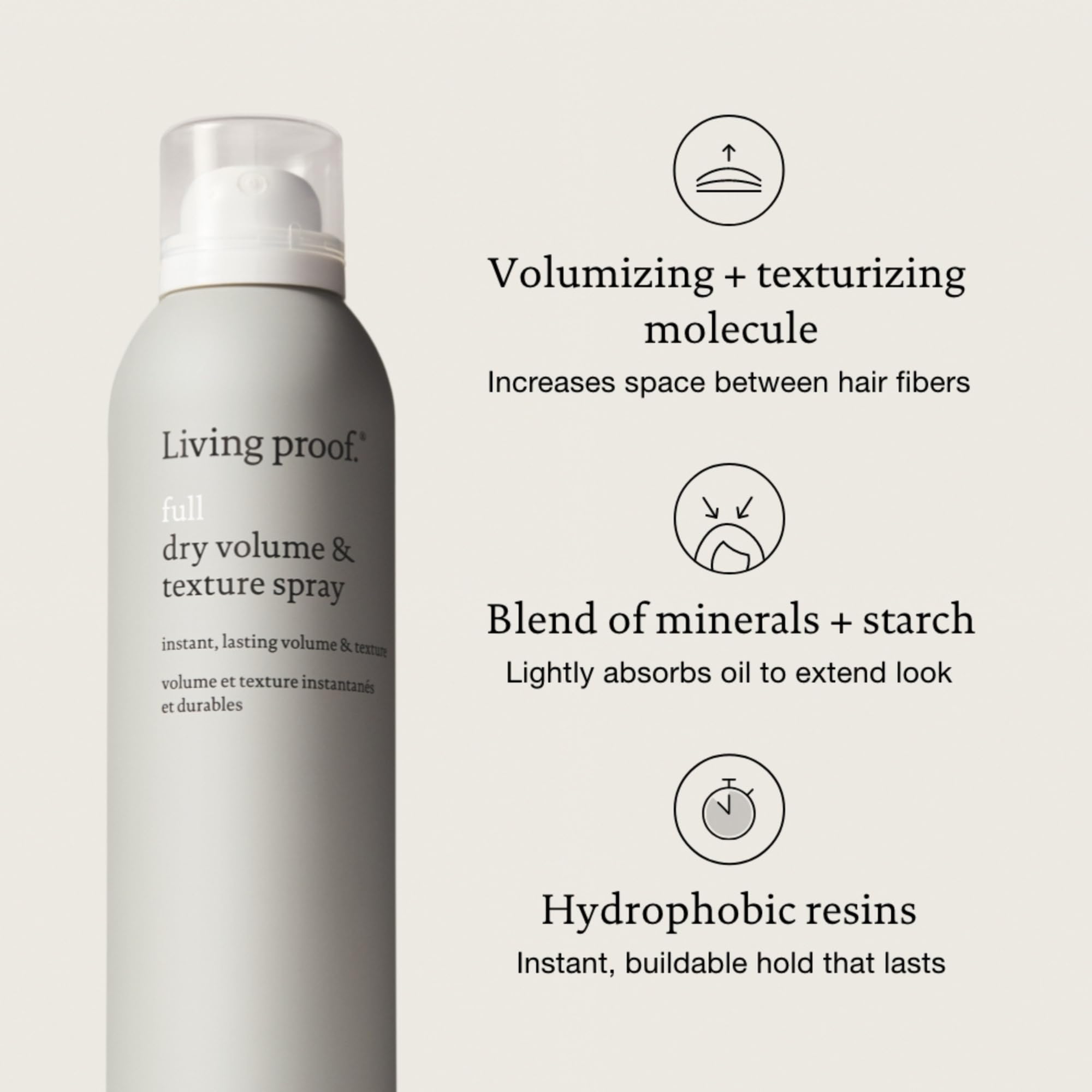 Foto 6 pulgar | Spray Texturizante Living Proof Full Dry Volume & Texture - Venta Internacional.