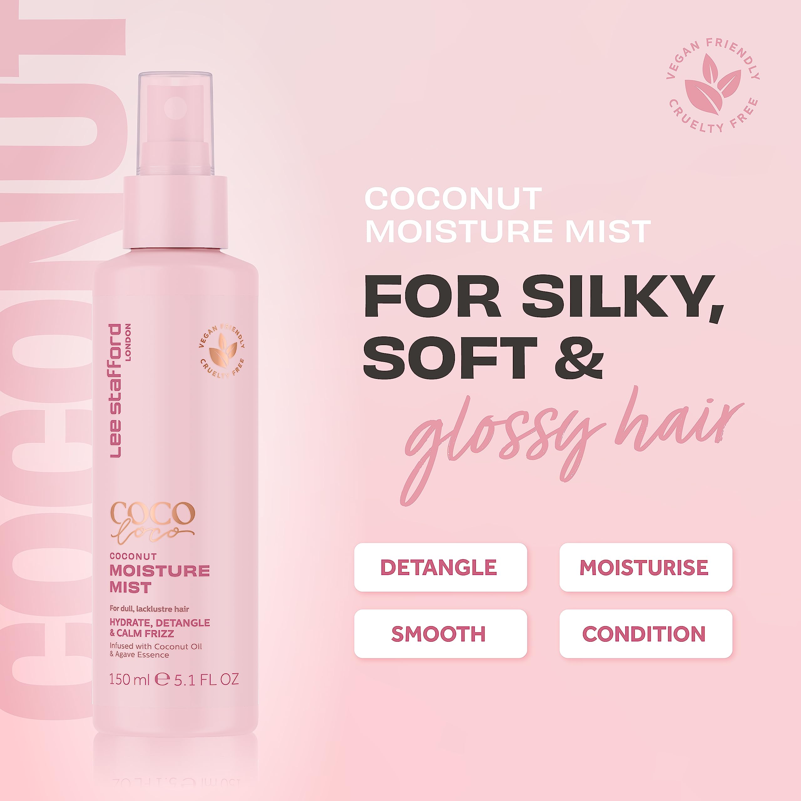 Foto 3 pulgar | Spray para Cabello Lee Stafford Coco Loco de 150 ml-Venta Internacional