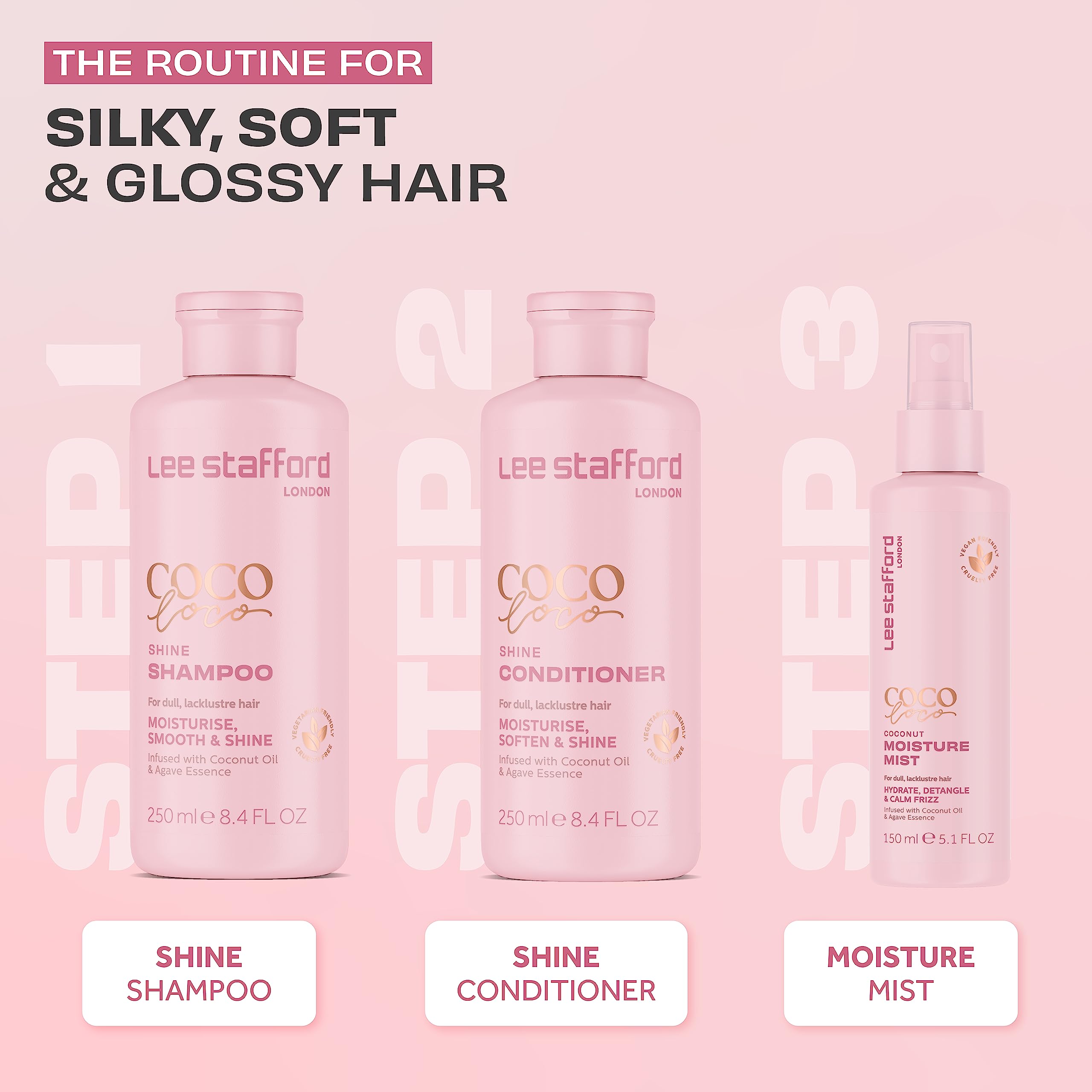Foto 5 pulgar | Spray para Cabello Lee Stafford Coco Loco de 150 ml-Venta Internacional