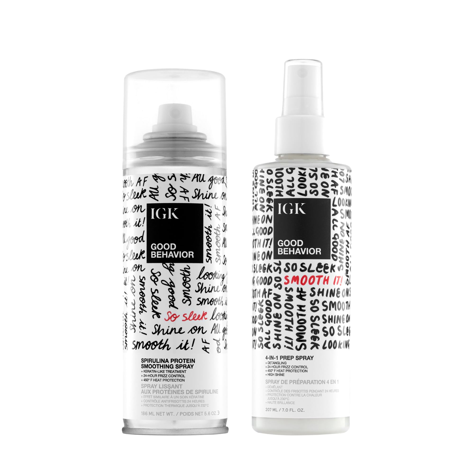 Foto 1 | Set de Cuidado Capilar IGK Good Behavior Anti-Frizz con Protección y Suavizado - Venta Internacional