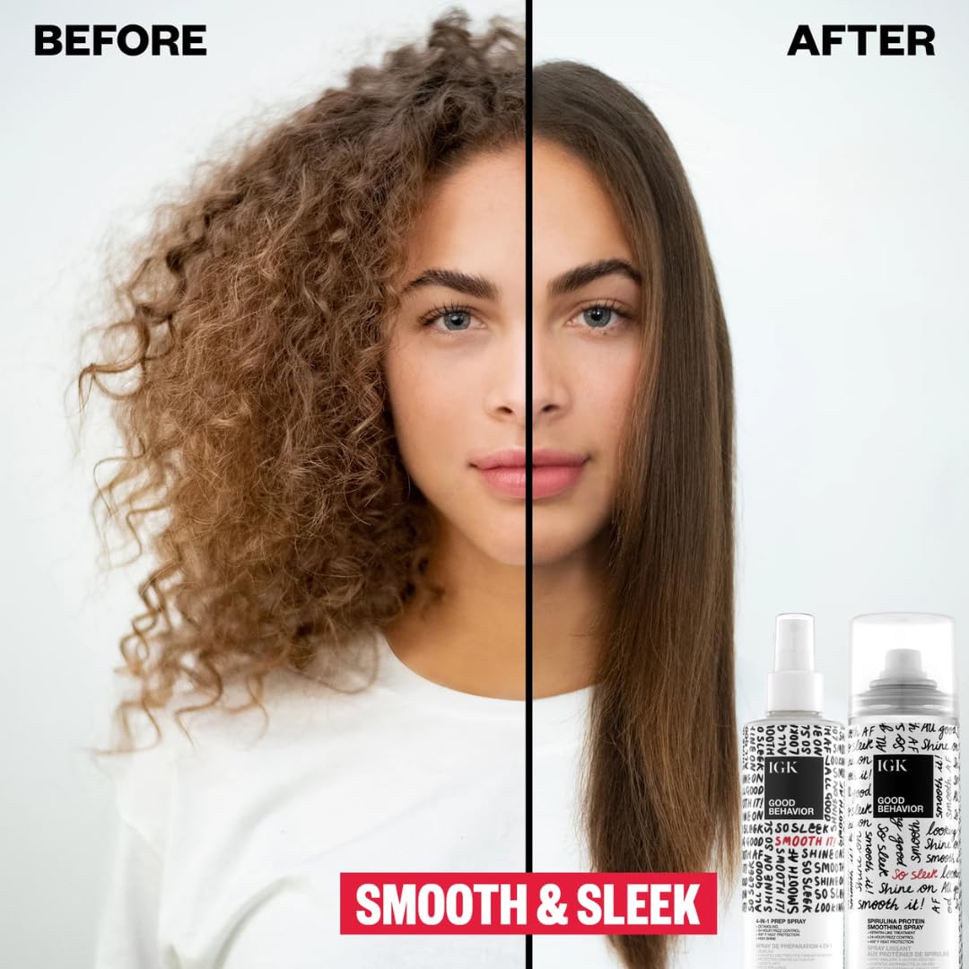 Foto 7 | Set de Cuidado Capilar IGK Good Behavior Anti-Frizz con Protección y Suavizado - Venta Internacional