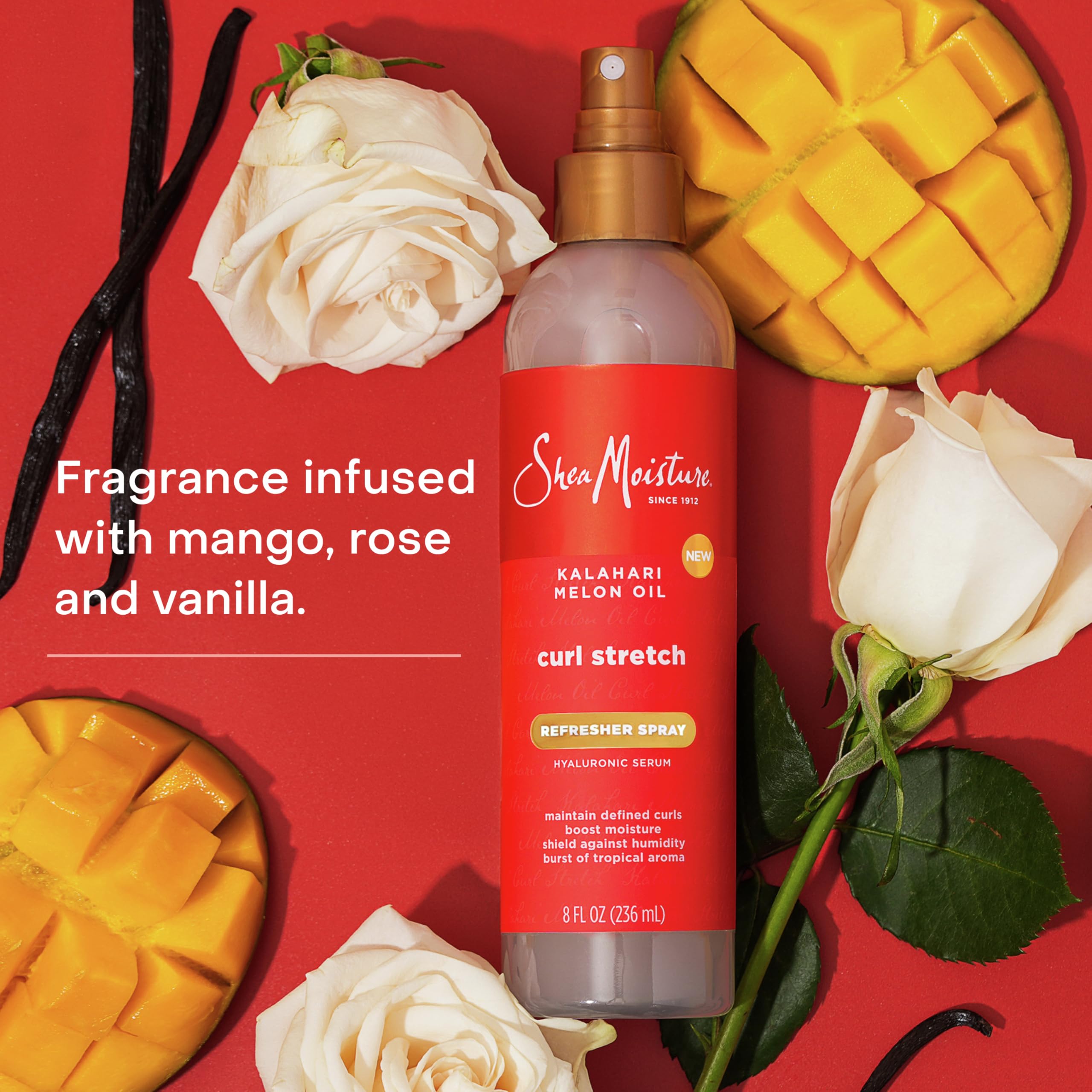 Foto 8 pulgar | Spray Refrescante Sheamoisture Curl Stretch Con Hialurónico 240 Ml - Venta Internacional.