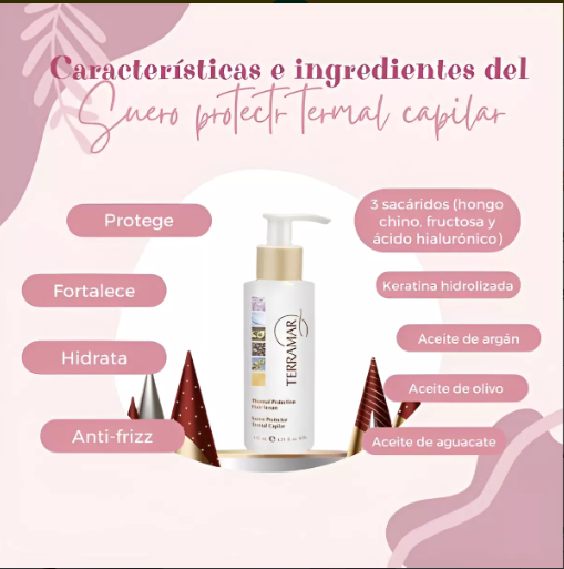 Foto 5 pulgar | Serum Terramar Capilar Protector Calor Cabello Sano