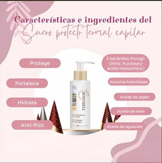 Foto 4 | Serum Terramar Capilar Protector Calor Cabello Sano
