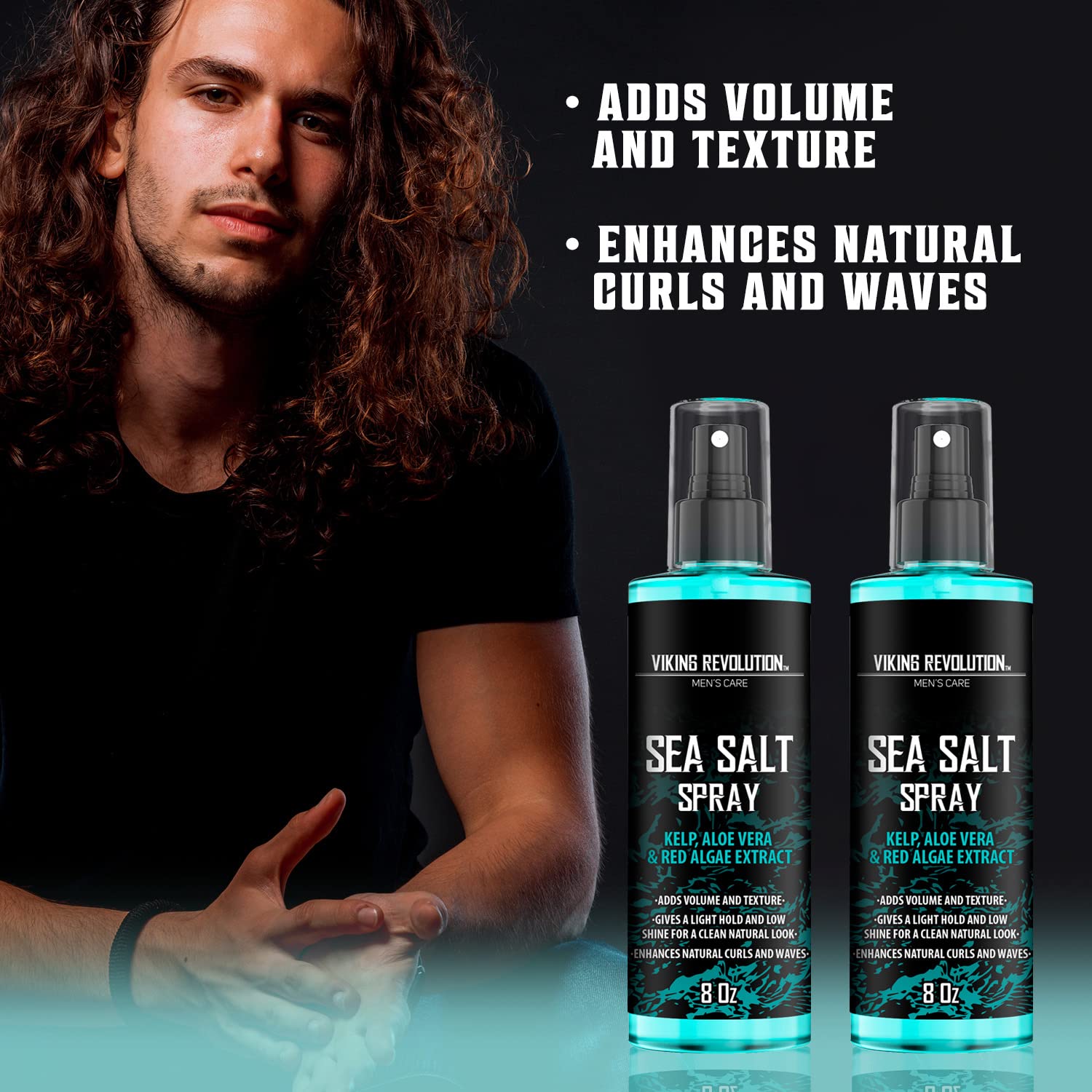 Foto 4 pulgar | Spray de Sal Marina Viking Revolution con Algas Marinas 2x200 Ml - Venta Internacional