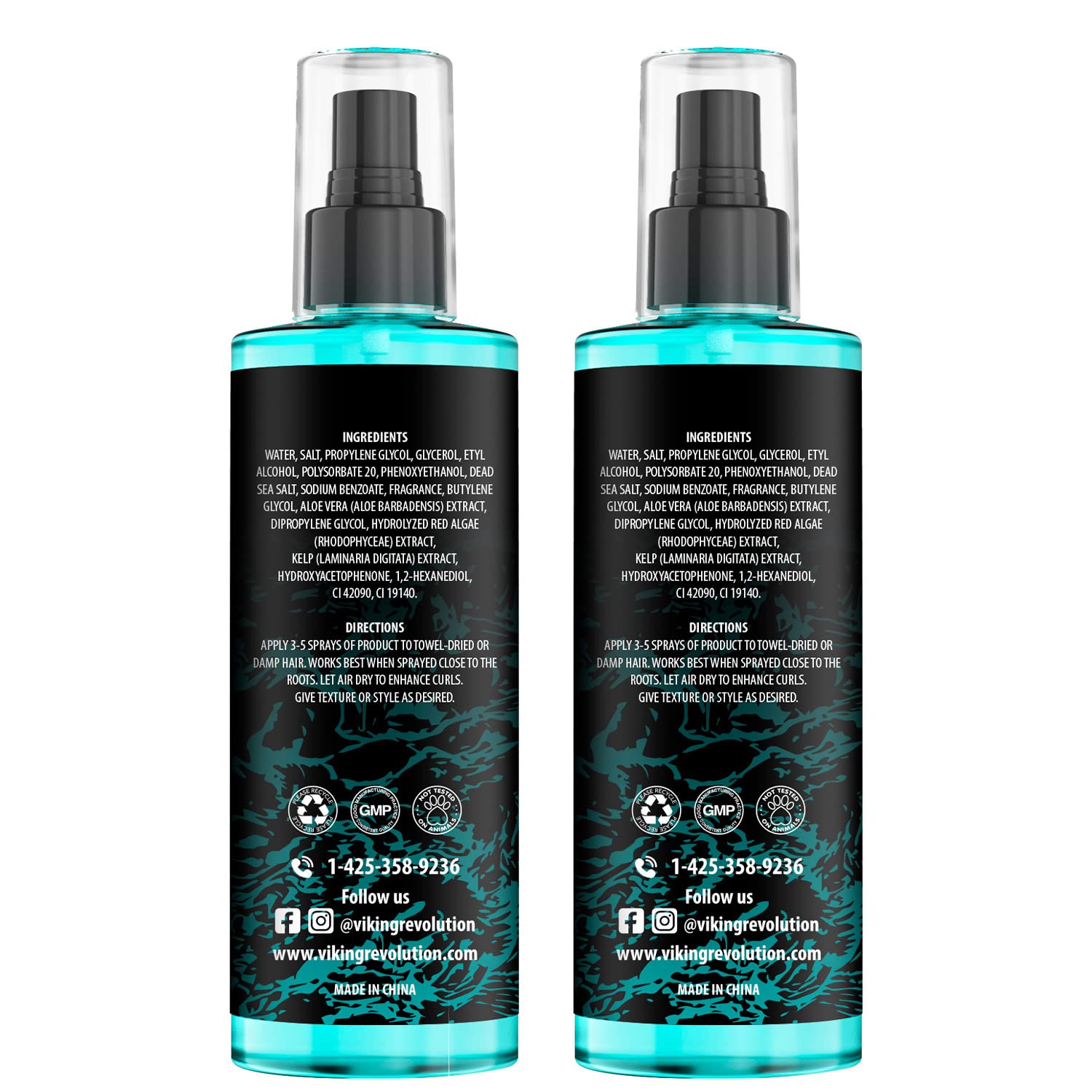 Foto 7 pulgar | Spray de Sal Marina Viking Revolution con Algas Marinas 2x200 Ml - Venta Internacional