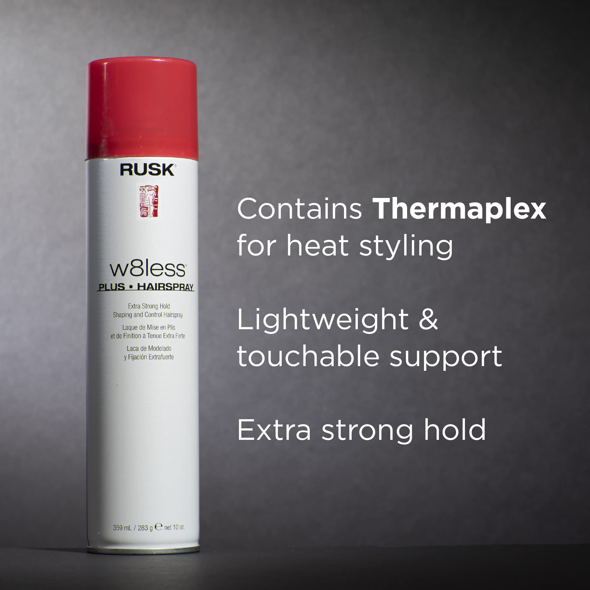 Foto 4 pulgar | Espray para Cabello Rusk Designer Collection W8less Plus Extra Strong 359 ml - Venta Internacional