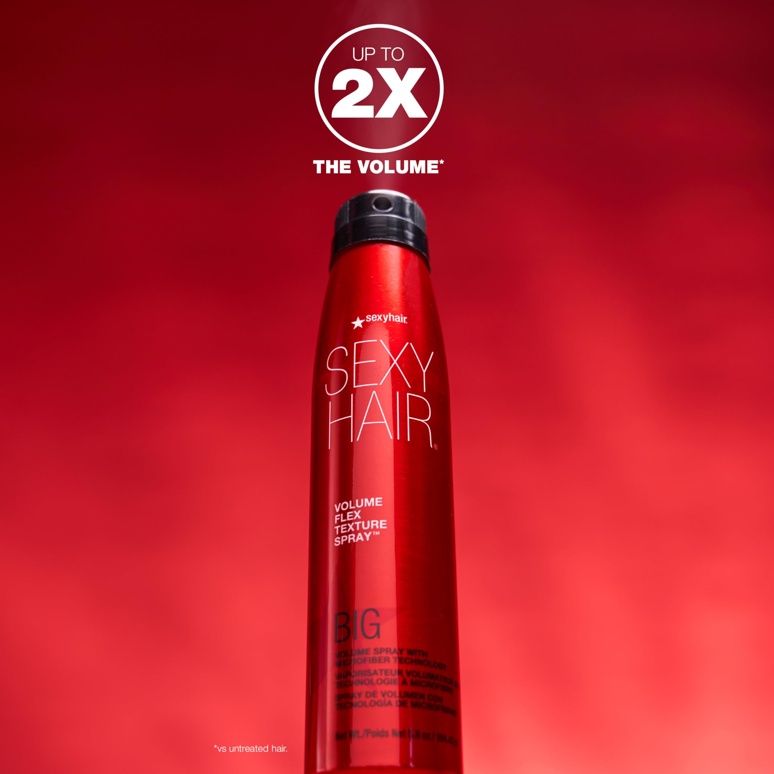 Foto 7 pulgar | Spray de Textura Sexyhair Big Volume Flex con Microfibra 170 ml - Venta Internacional