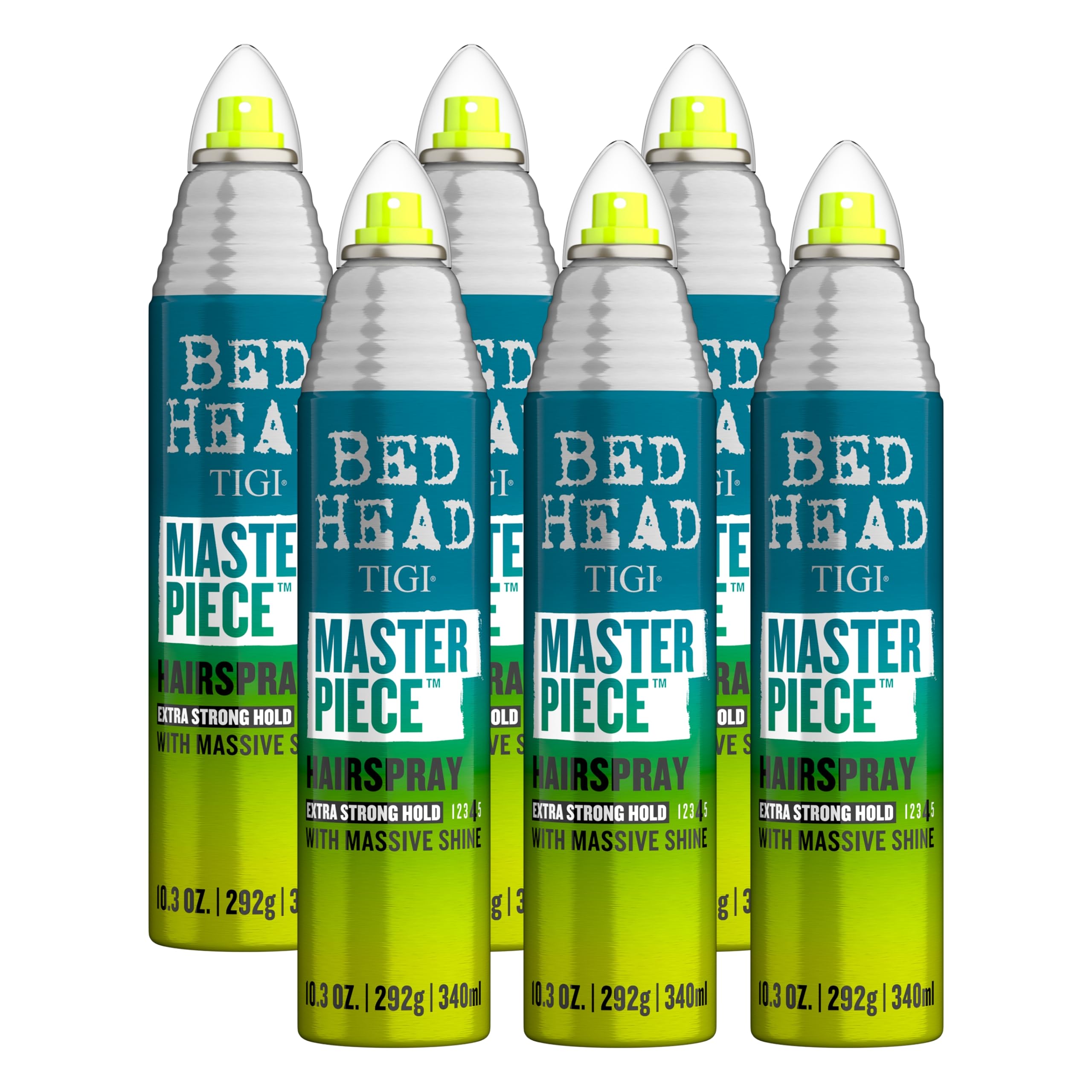 Foto 2 pulgar | Laca Para El Cabello Bed Head Masterpiece Shiny Strong Hold, 300 Ml, 6 Unidades - Venta Internacional.