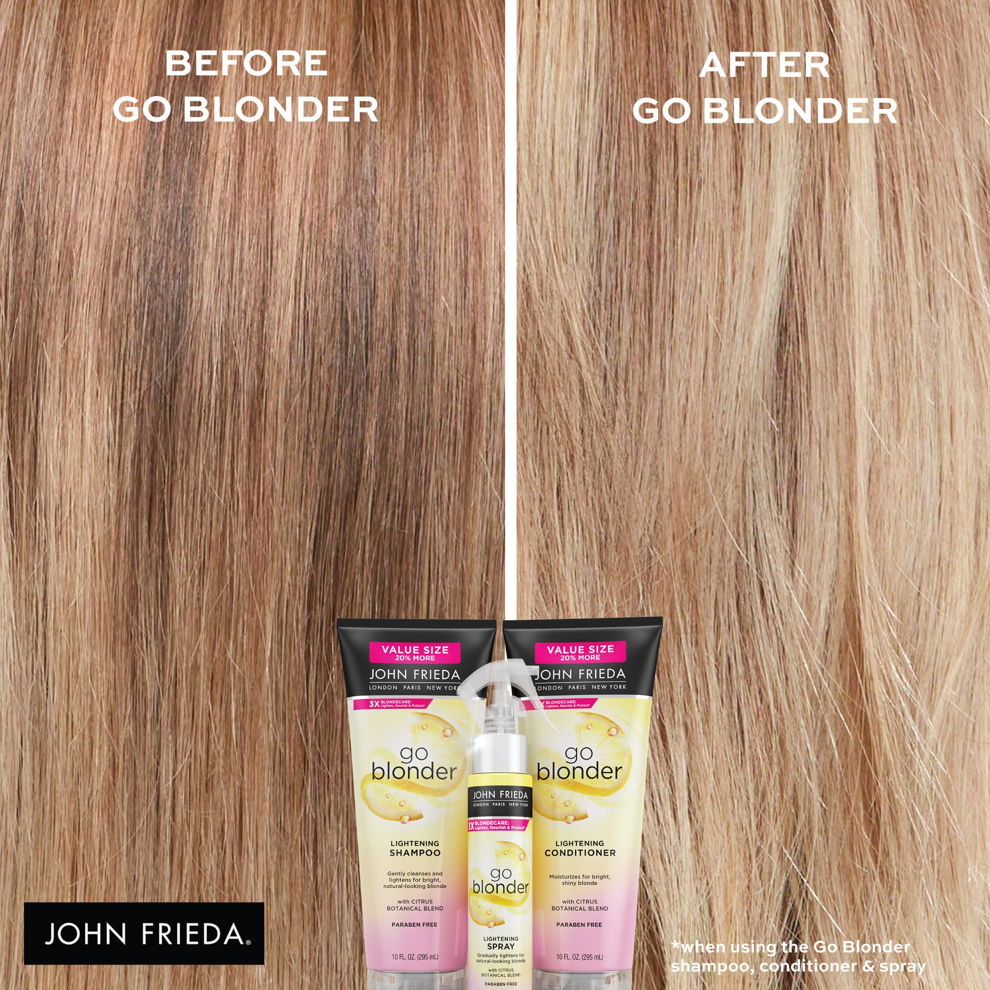 Foto 3 pulgar | Spray Aclarador John Frieda Go Blonger 100 Ml (paquete De 2) - Venta Internacional.