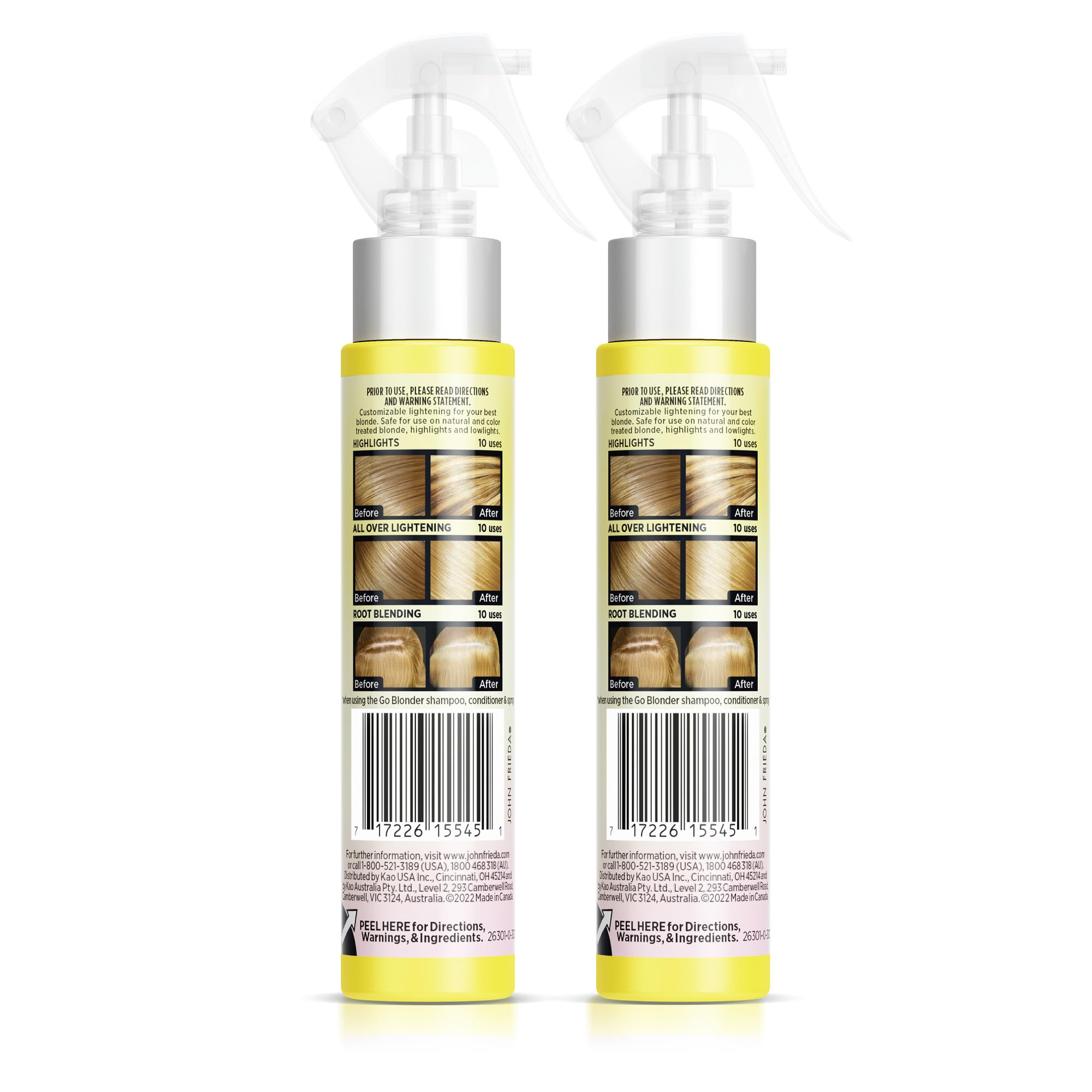 Foto 5 pulgar | Spray Aclarador John Frieda Go Blonger 100 Ml (paquete De 2) - Venta Internacional.