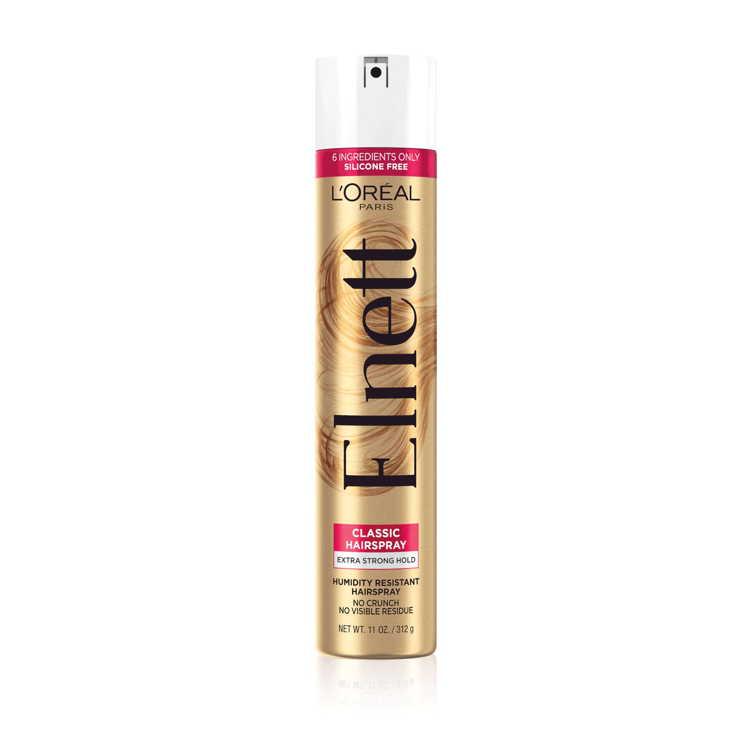 Foto 2 pulgar | Laca Para El Cabello L'oreal Paris Elnett Satin, Fijación Extra Fuerte, 325 Ml - Venta Internacional.
