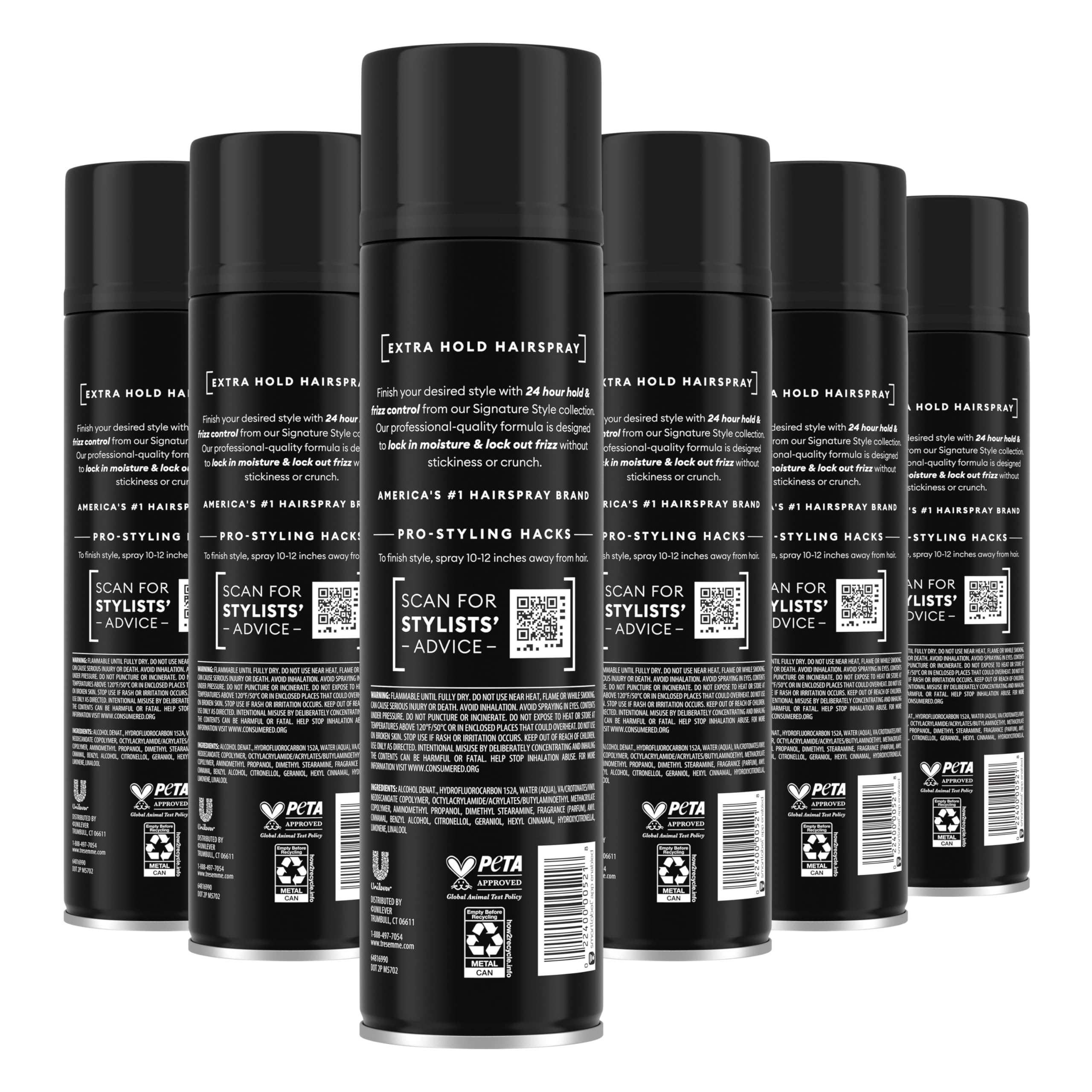 Foto 3 pulgar | Spray Para El Cabello Tresemmé Tres Two Extra Hold 325 Ml, Paquete De 6 - Venta Internacional.