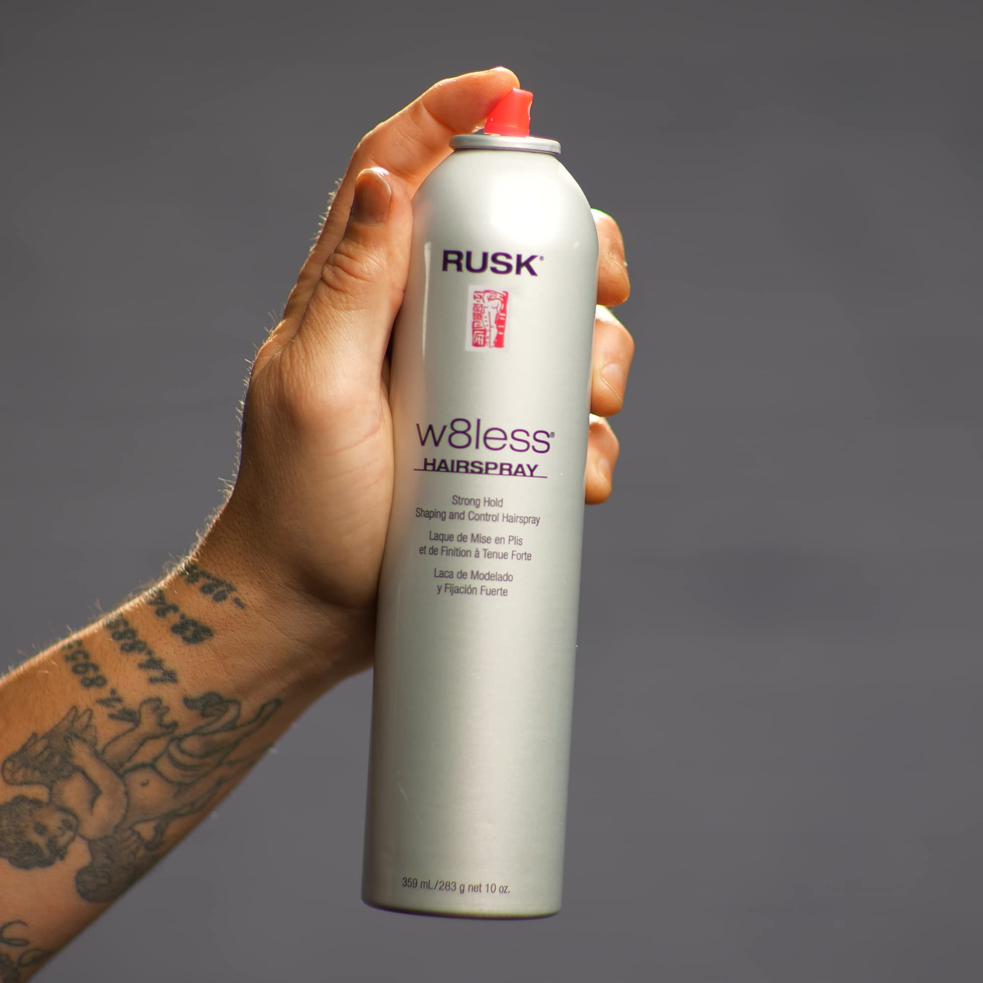 Foto 5 pulgar | Laca Para El Cabello Rusk Designer Collection W8less Strong Hold, 300 Ml - Venta Internacional.