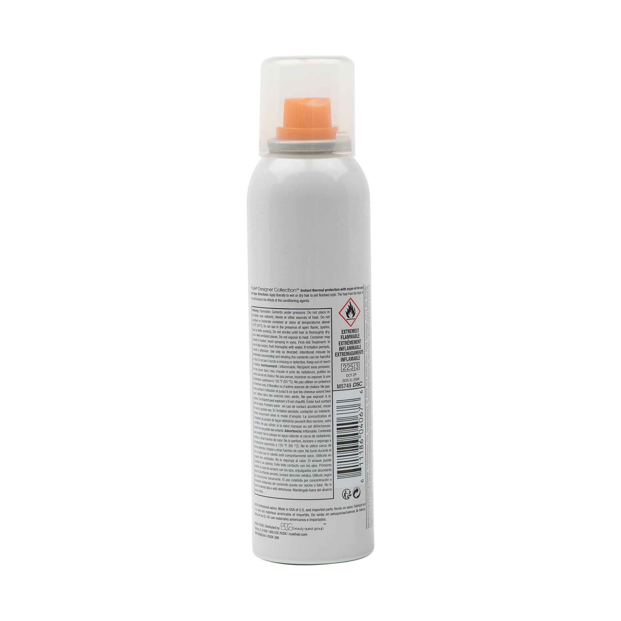 Foto 3 pulgar | Spray De Brillo Térmico Rusk, Aceite De Argán Puro, 130 Ml - Venta Internacional.