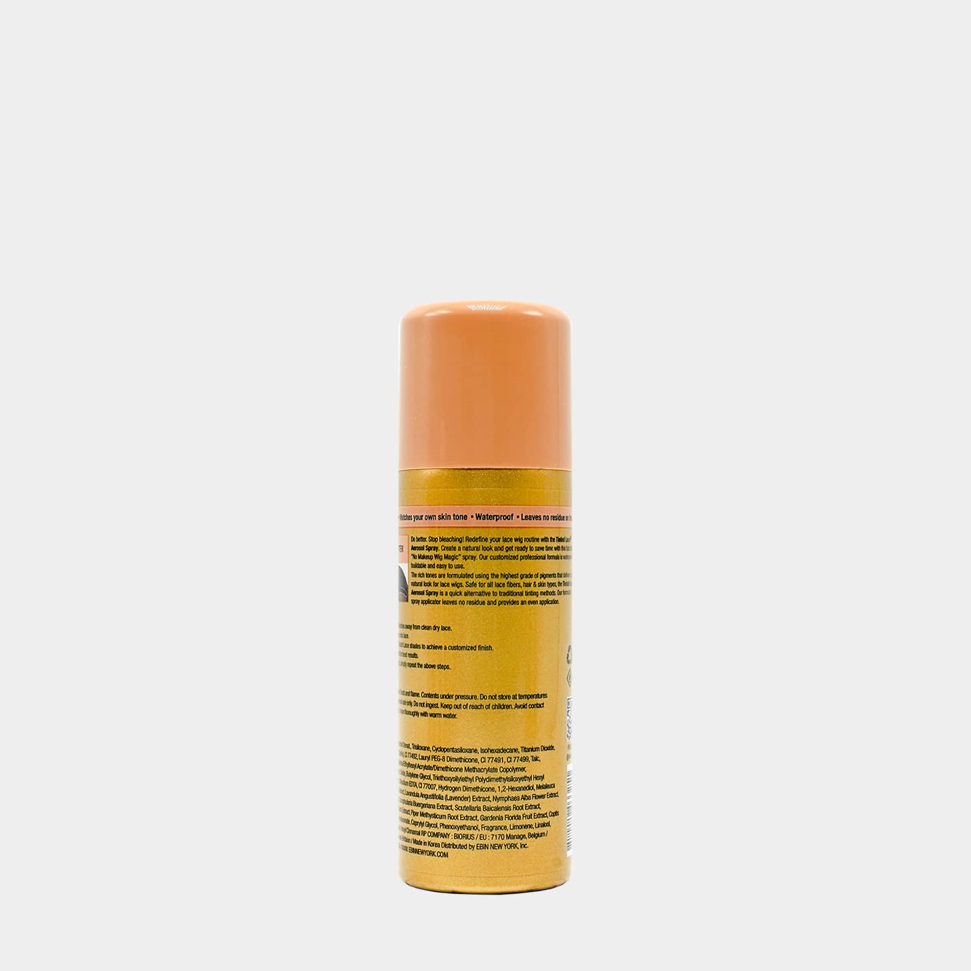 Foto 7 pulgar | Aerosol Para El Cabello Ebin New York, Aerosol De Encaje Teñido, 80 Ml, Marrón Claro - Venta Internacional.