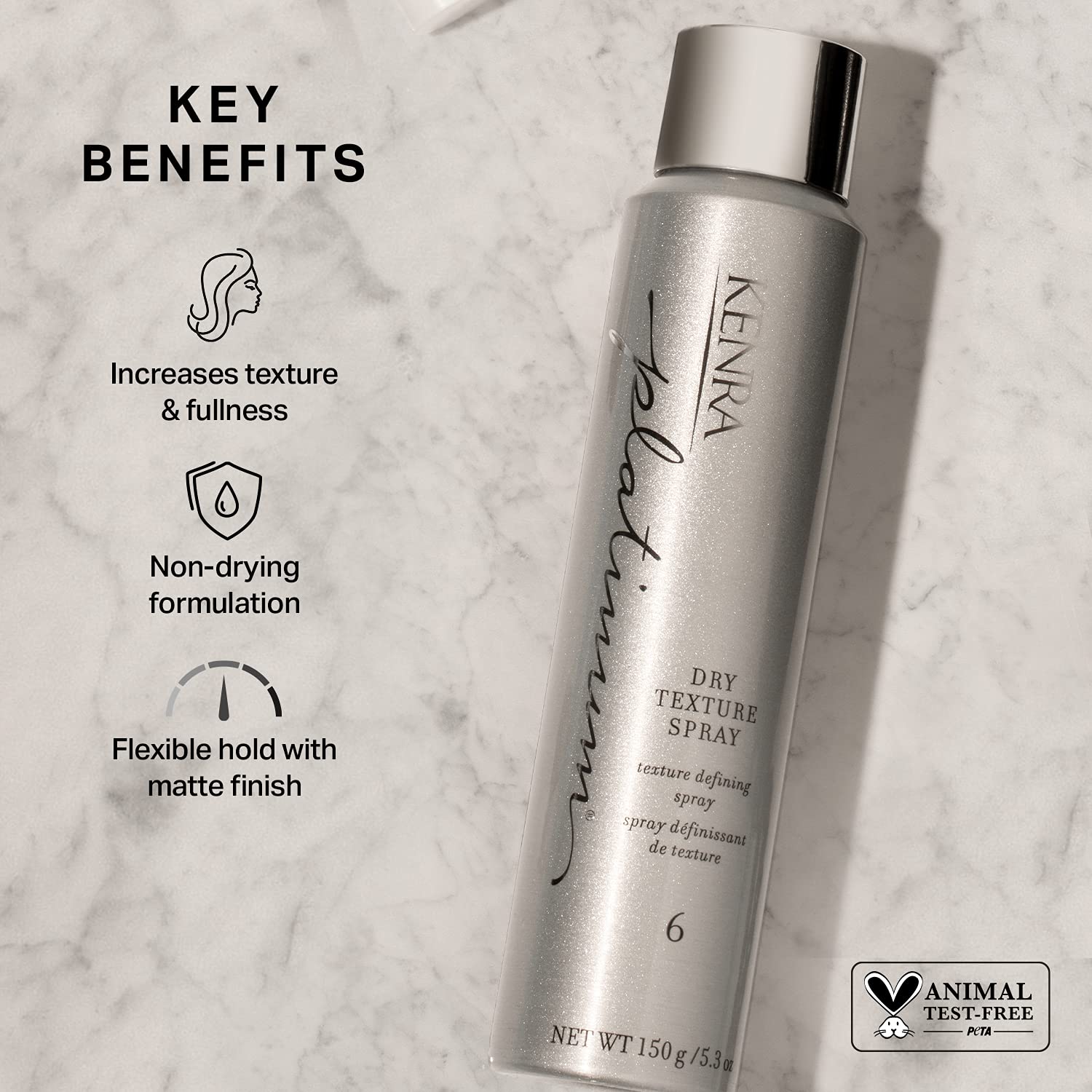 Foto 3 pulgar | Spray De Textura Kenra Platinum Dry, 150 Ml, Paquete De 1 - Venta Internacional.
