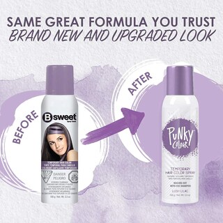 Foto 2 | Spray para Cabello Punky Colour Lush Lilac 2 Piezas-Venta Internacional