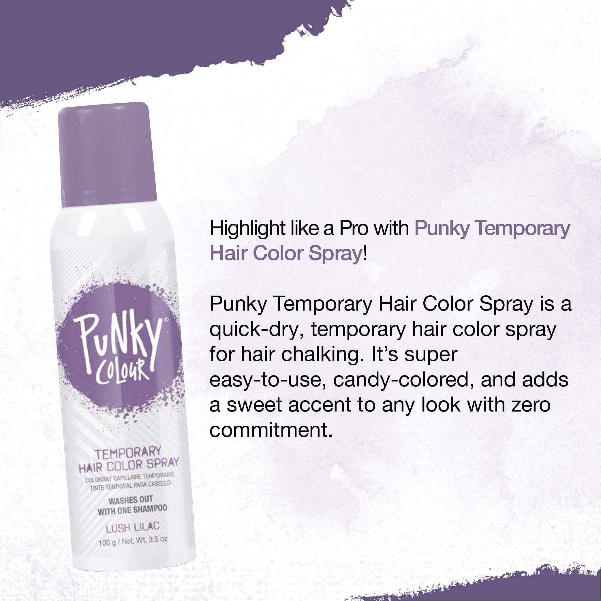 Foto 5 pulgar | Spray para Cabello Punky Colour Lush Lilac 2 Piezas-Venta Internacional