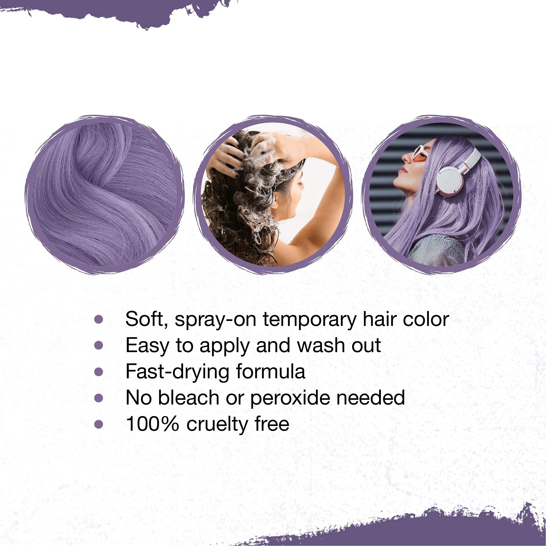 Foto 7 pulgar | Spray para Cabello Punky Colour Lush Lilac 2 Piezas-Venta Internacional