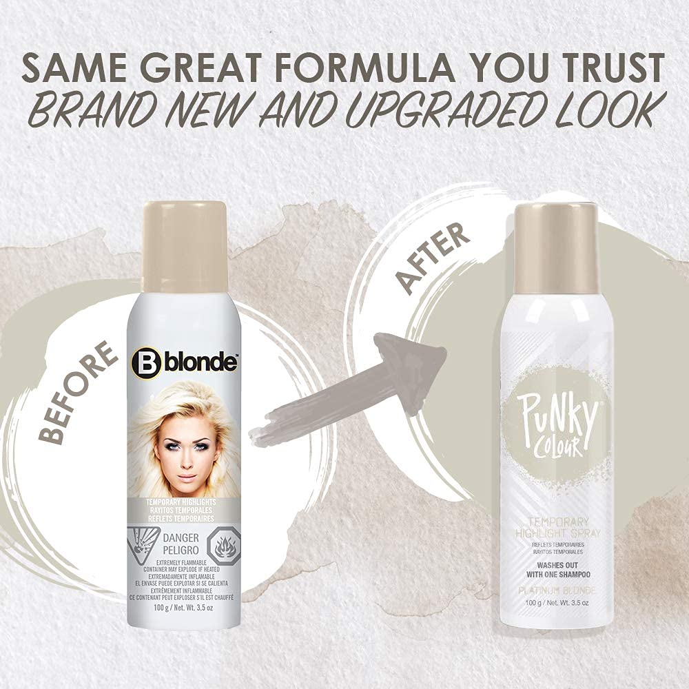 Foto 2 | Spray para Cabello Punky Colour Platinum Blonde de 2 Piezas-Venta Internacional