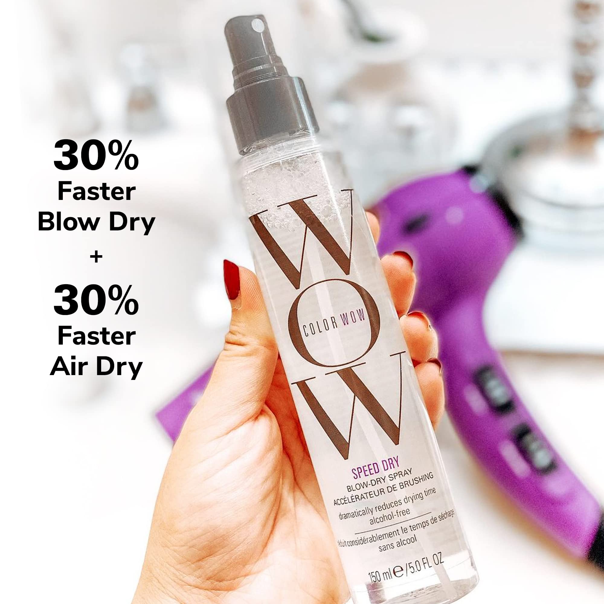 Foto 3 pulgar | Spray Para Secar Con Secador Color Wow Speed Dry Cut, Tiempo De Secado 30% - Venta Internacional.