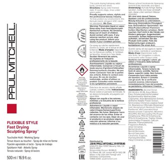 Foto 7 | Spray Para El Cabello Paul Mitchell De Secado Rápido Para Esculpir, Fijación Media - Venta Internacional.