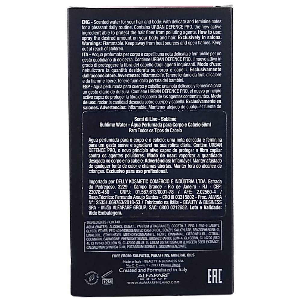Foto 6 pulgar | Agua Perfumada Alfaparf Milano Semi Di Lino Sublime 50 ml - Venta Internacional