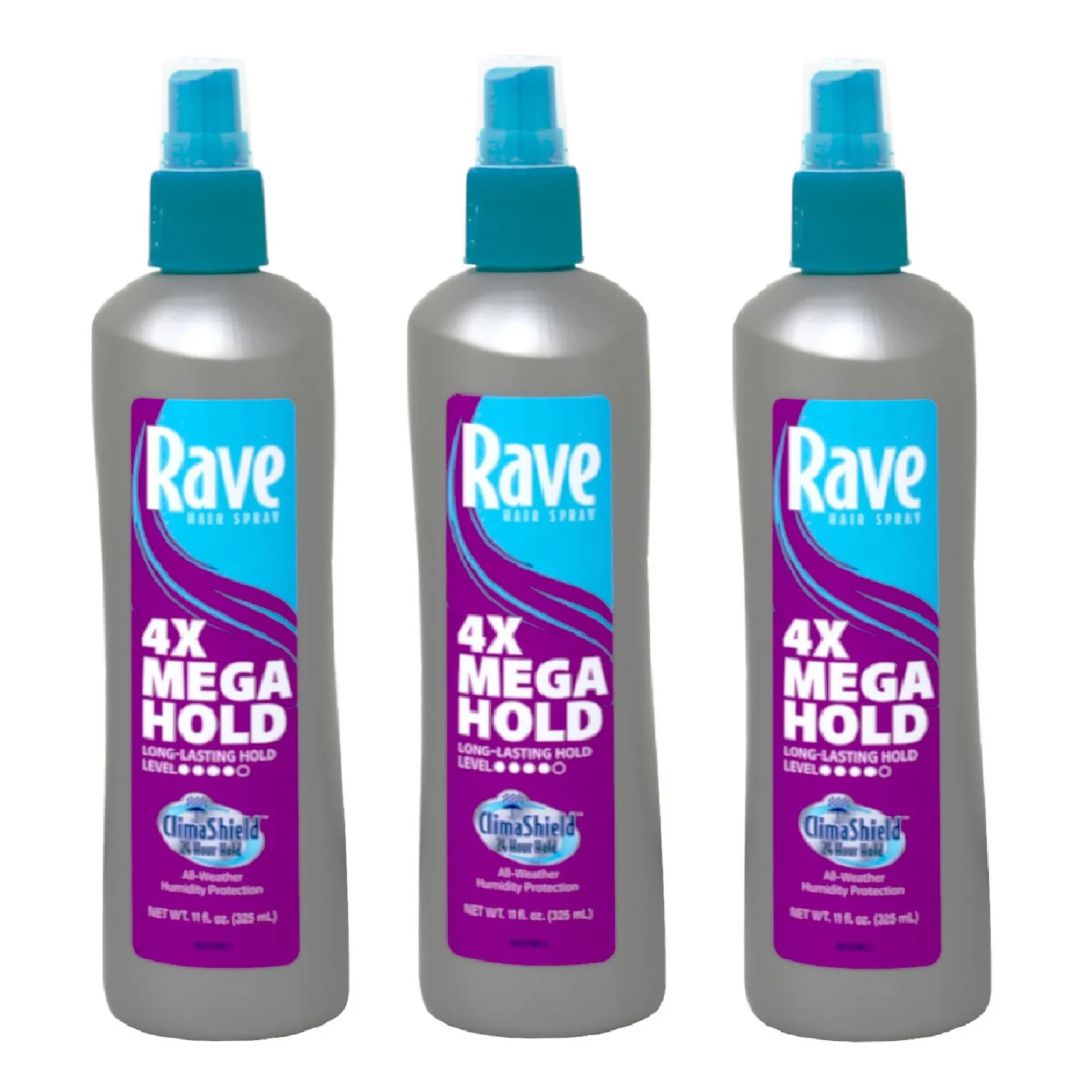 Spray para Cabello Rave 4x Mega 3 Pack - Venta Internacional
