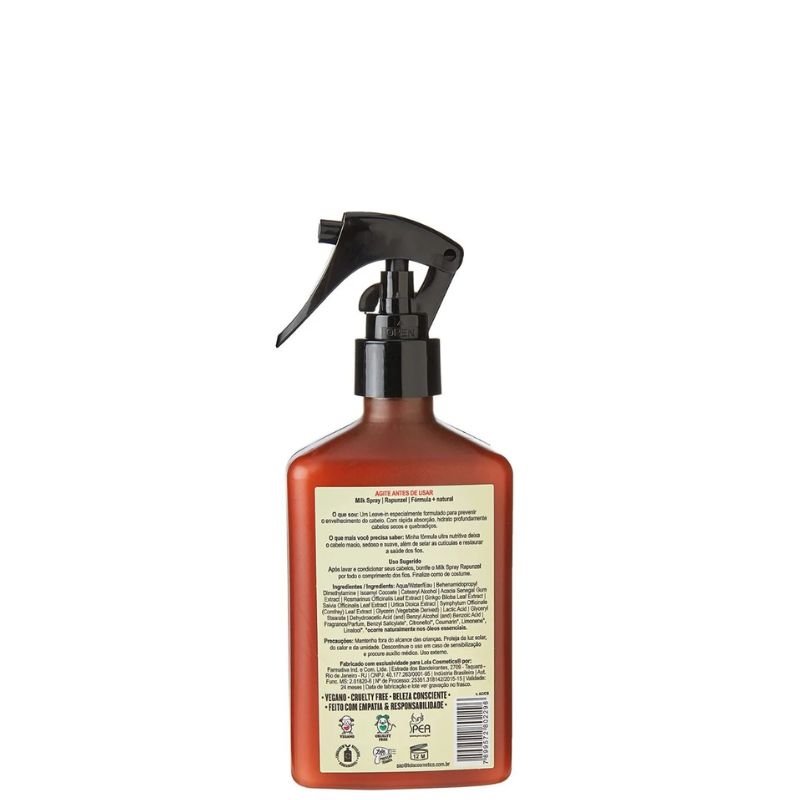 Foto 5 pulgar | Lola Cosmetics Milk Leche Anti Envejecimiento En Spray Rapunzel 250 Ml